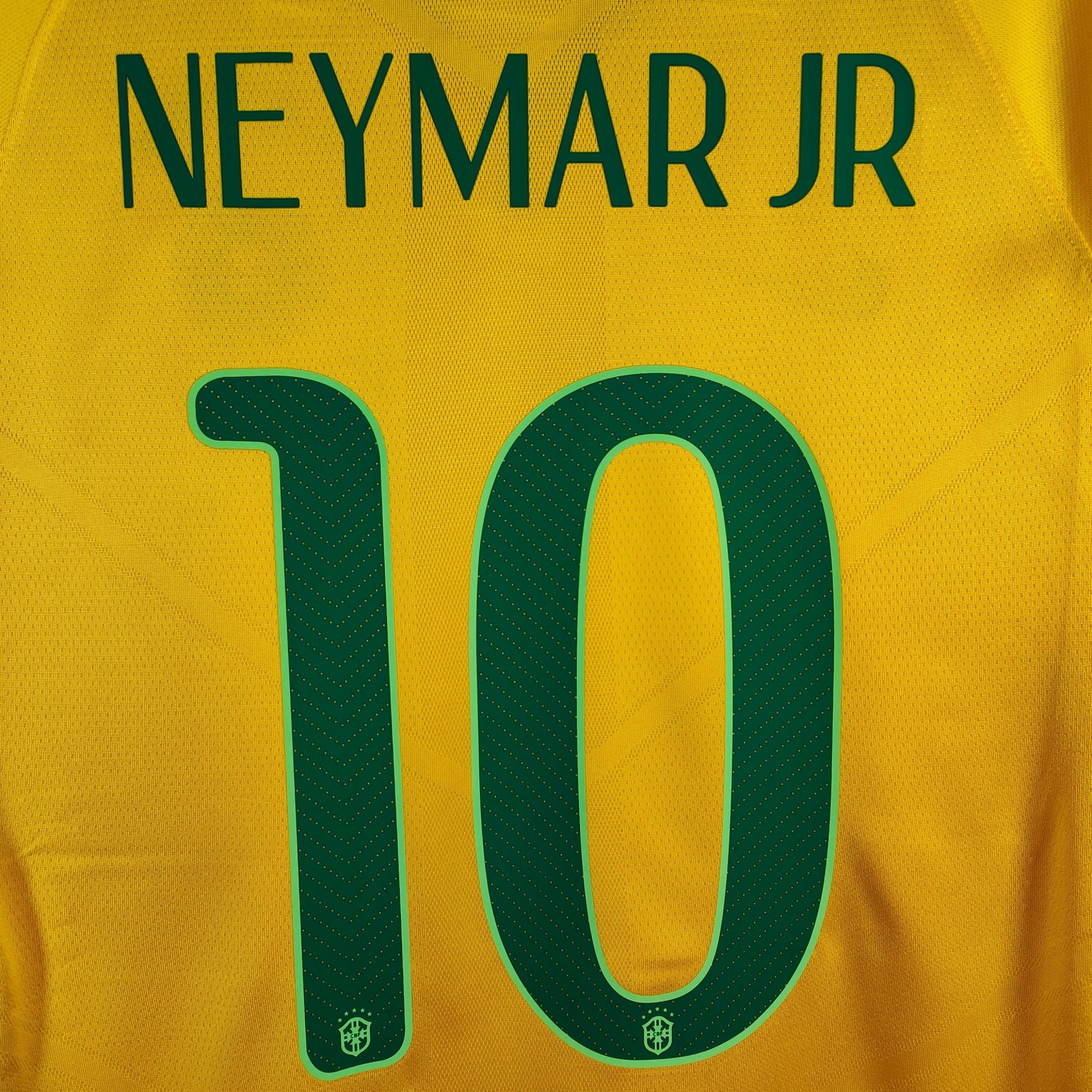 2014 - 15 Brazil Player Version Home Shirt Neymar 10 - 9.5/10 - (M) - Eternal Pitch