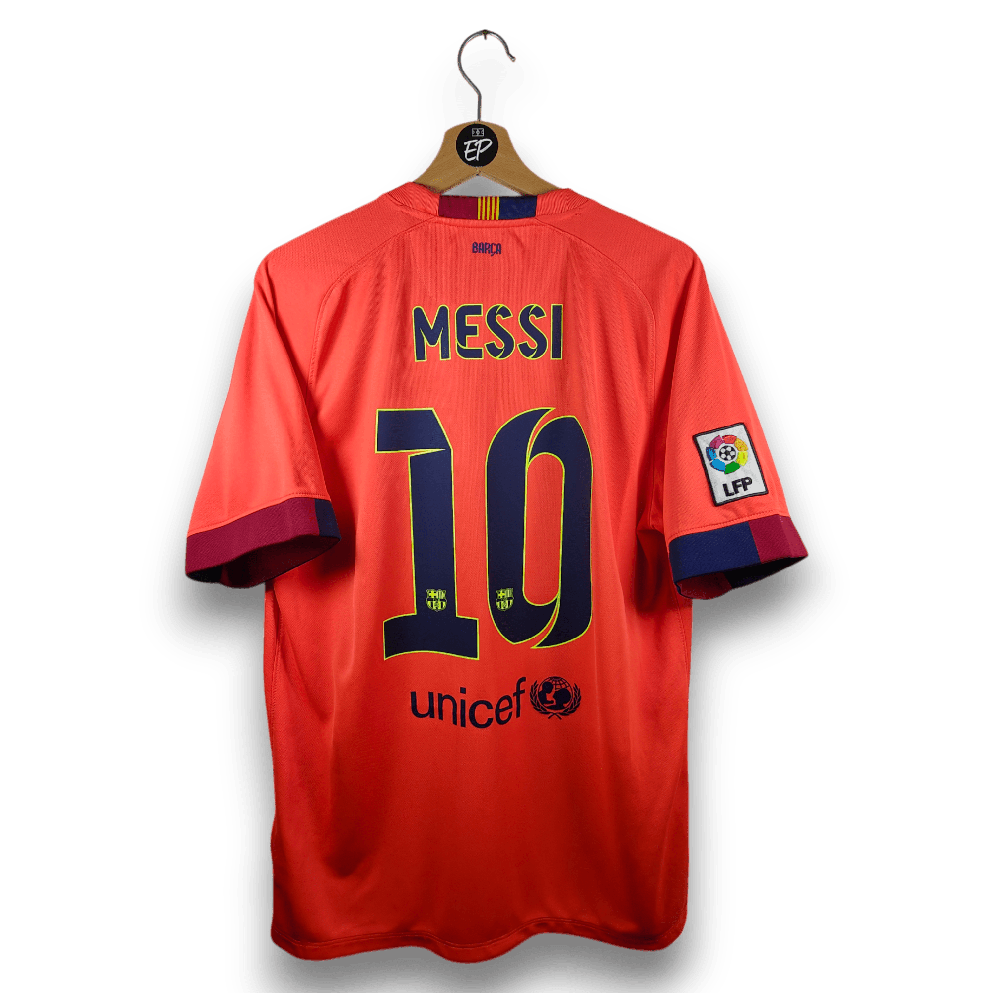 2014 - 15 FC Barcelona Away Shirt Messi 10 - 8.5/10 - (L) - Eternal Pitch