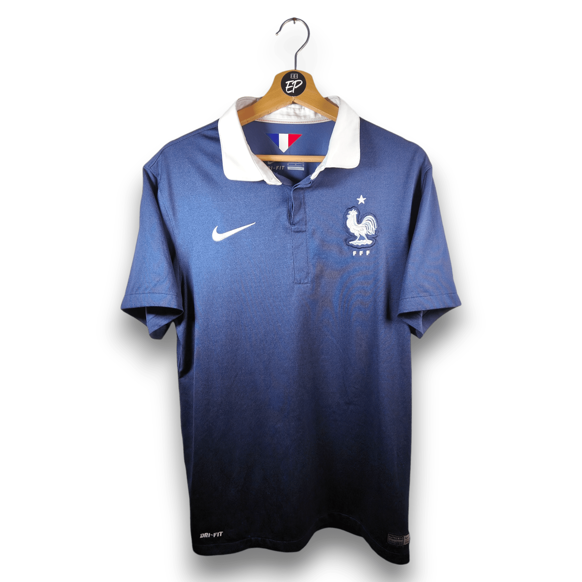 2014 - 15 France Home Shirt - 8/10 - (M) - Eternal Pitch