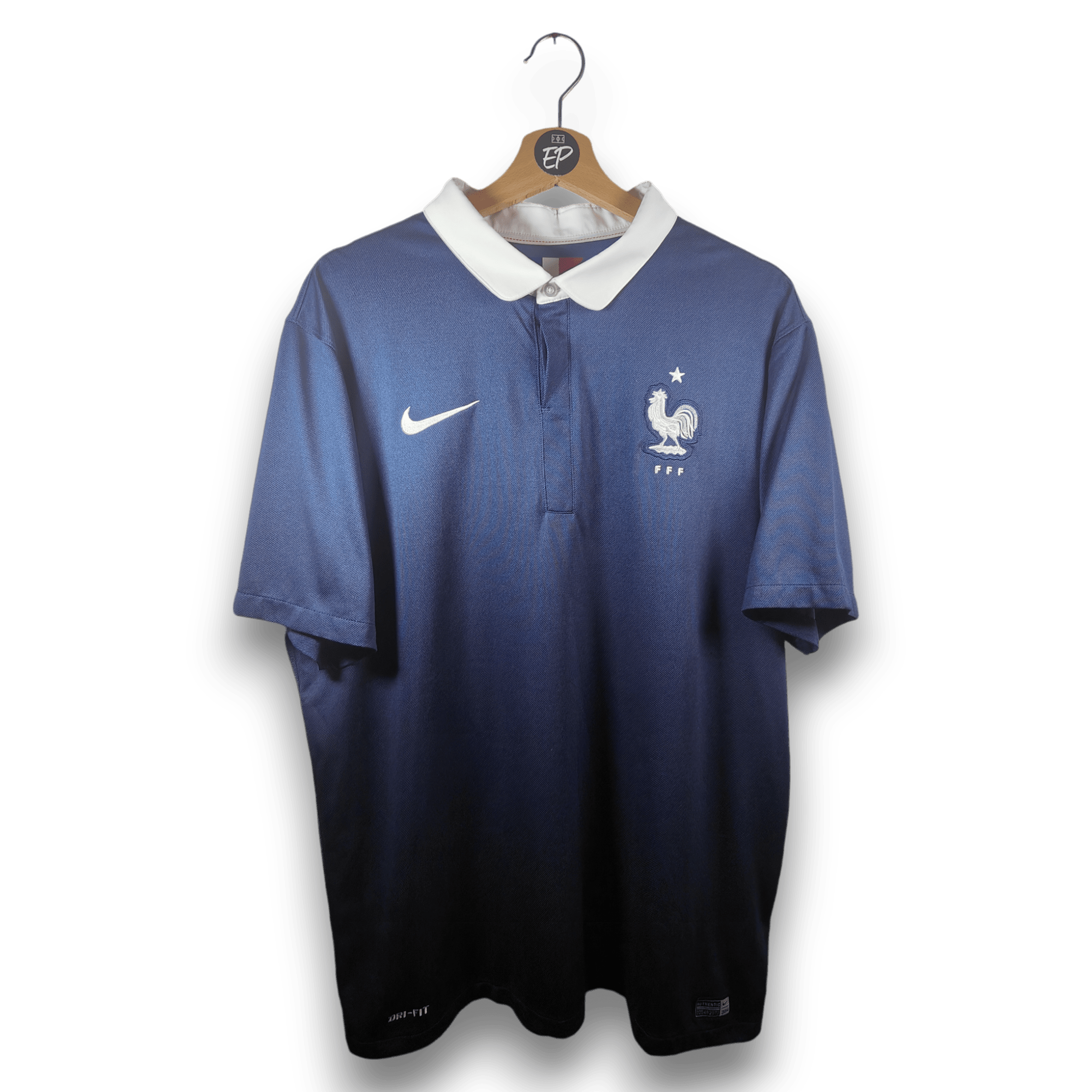 2014 - 15 France Home Shirt - 9/10 - (XL) - Eternal Pitch