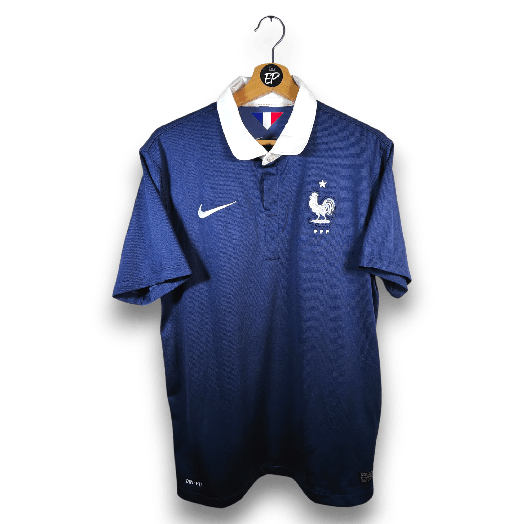 2014 - 15 France Home Shirt - 9.5/10 - (M) - Eternal Pitch