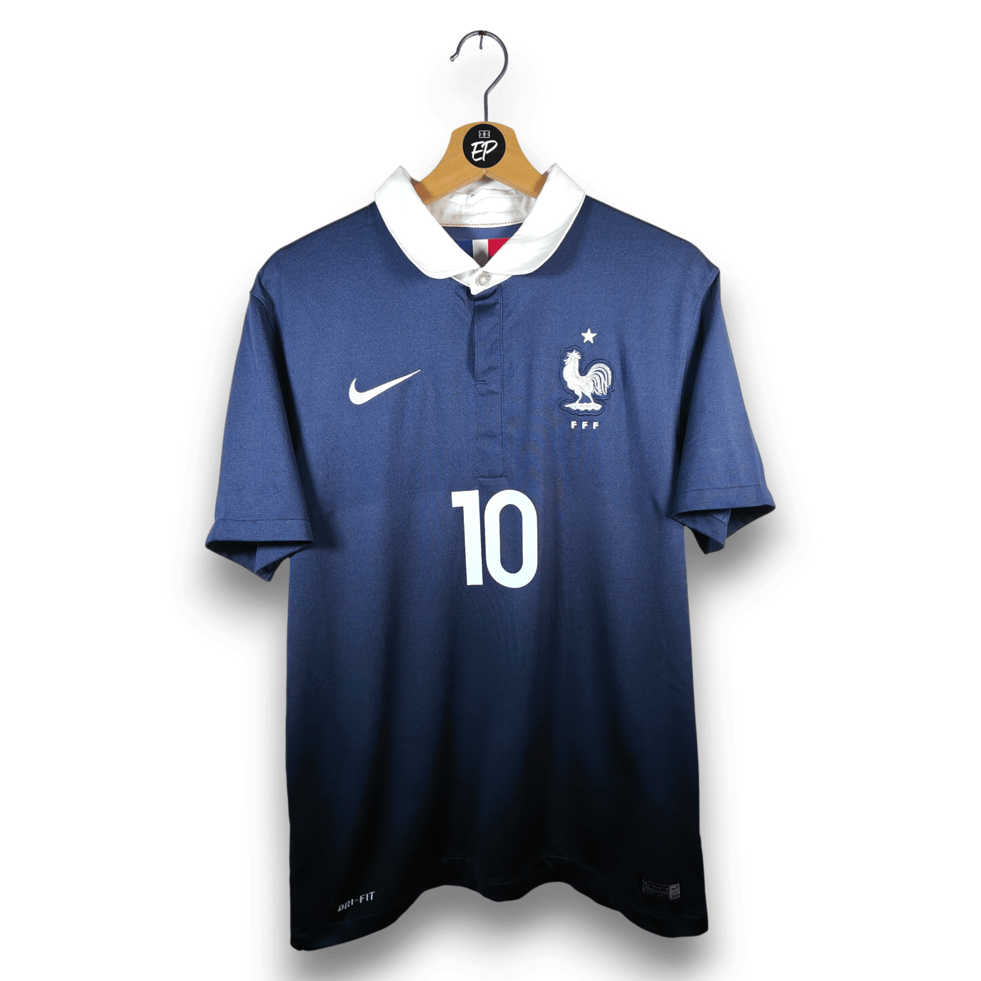 2014-15 France Home Shirt Benzema #10 - 9.5/10 - (M) – 577926-410 2014-15 France Home Shirt Benzema #10 - 9.5/10 - (M) – 577926-410