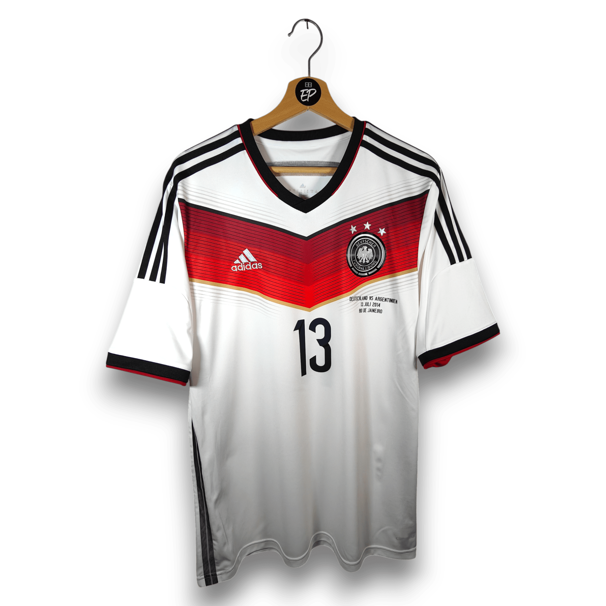 2014 - 15 Germany Home Shirt Muller 13 - 9.5/10 - (L) - Eternal Pitch