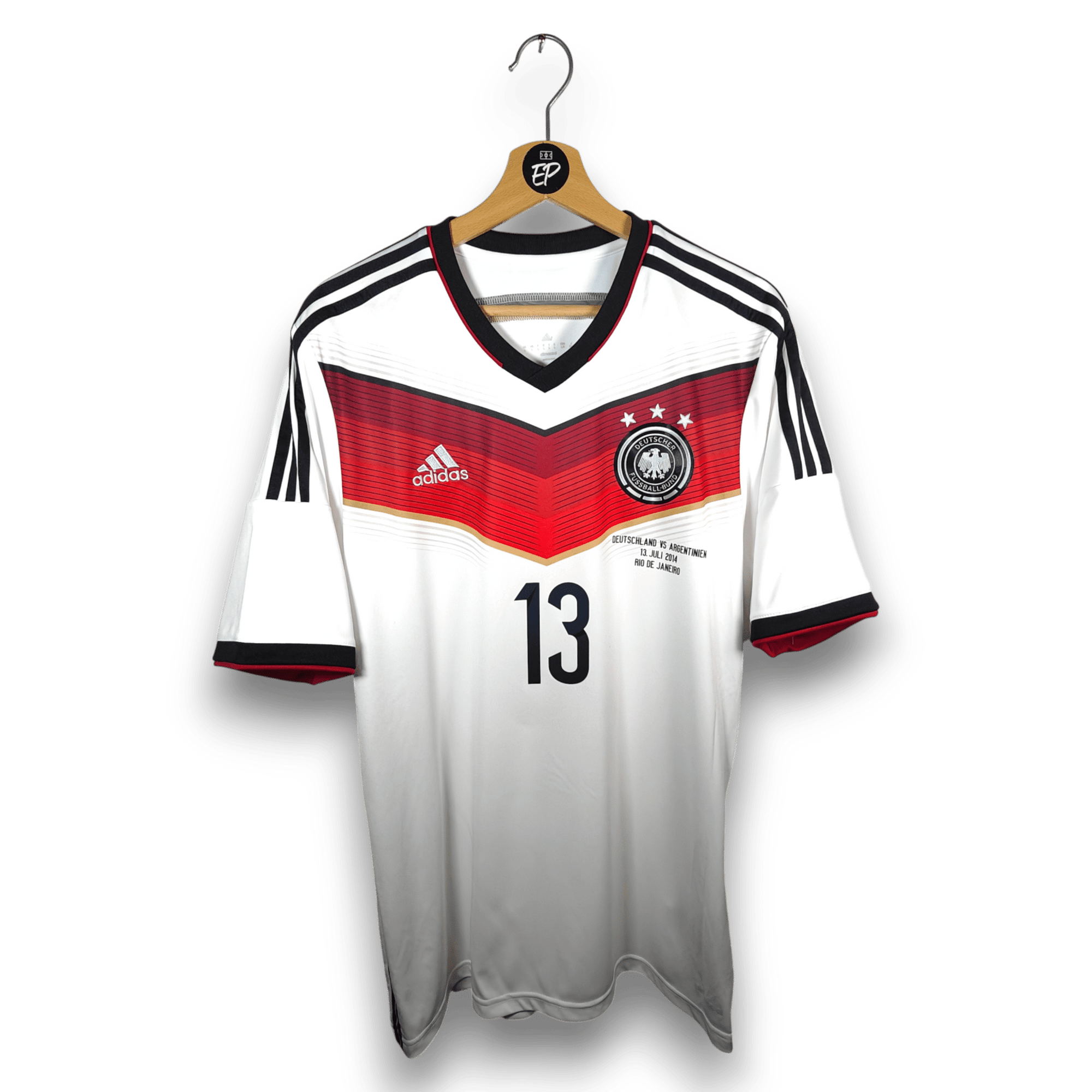 2014 - 15 Germany Home Shirt Muller 13 - 9.5/10 - (L) - Eternal Pitch