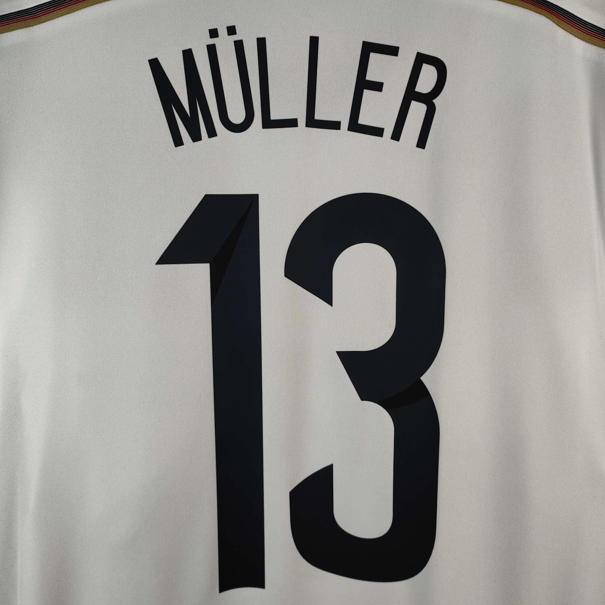 2014 - 15 Germany Home Shirt Muller 13 - 9.5/10 - (L) - Eternal Pitch