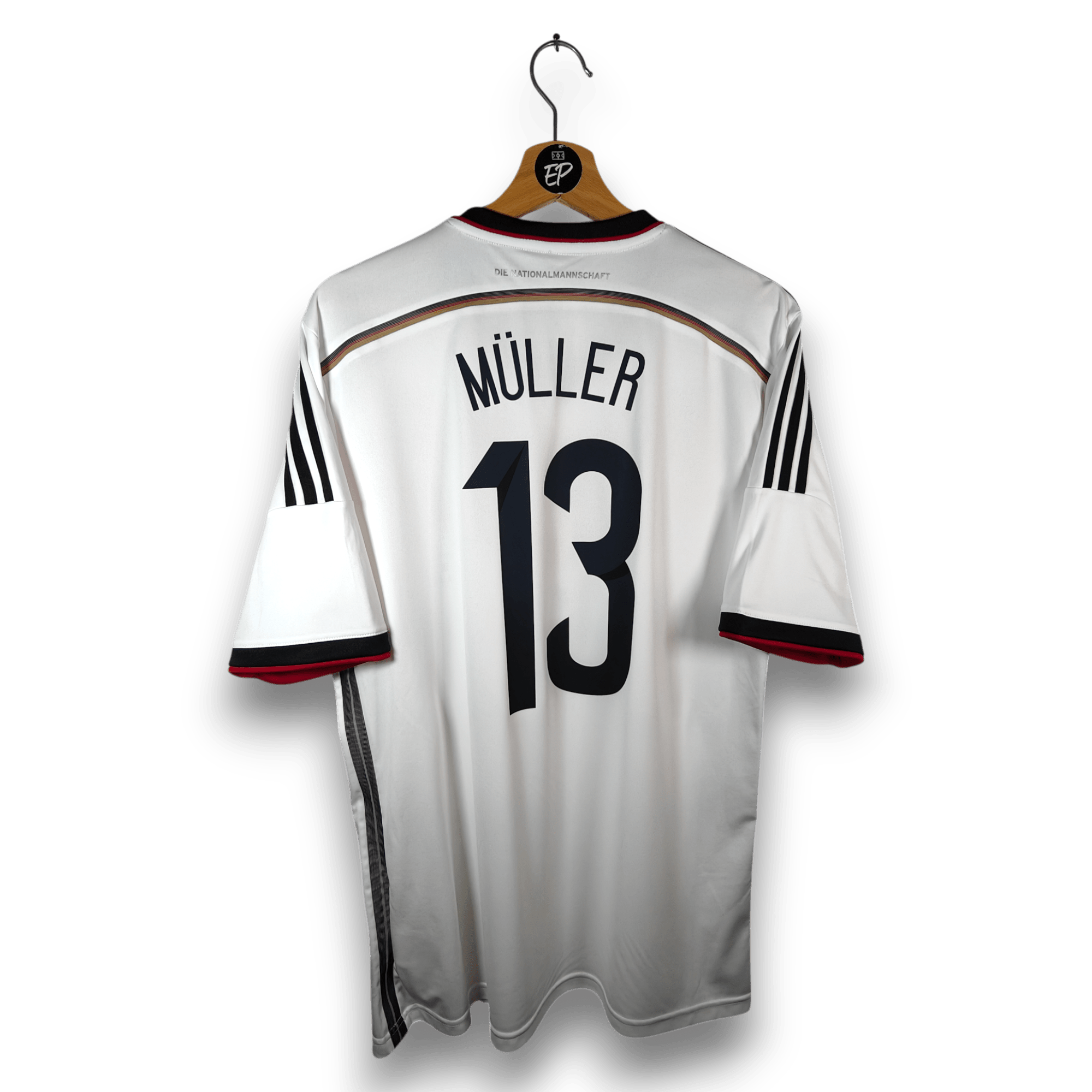 2014 - 15 Germany Home Shirt Muller 13 - 9.5/10 - (L) - Eternal Pitch
