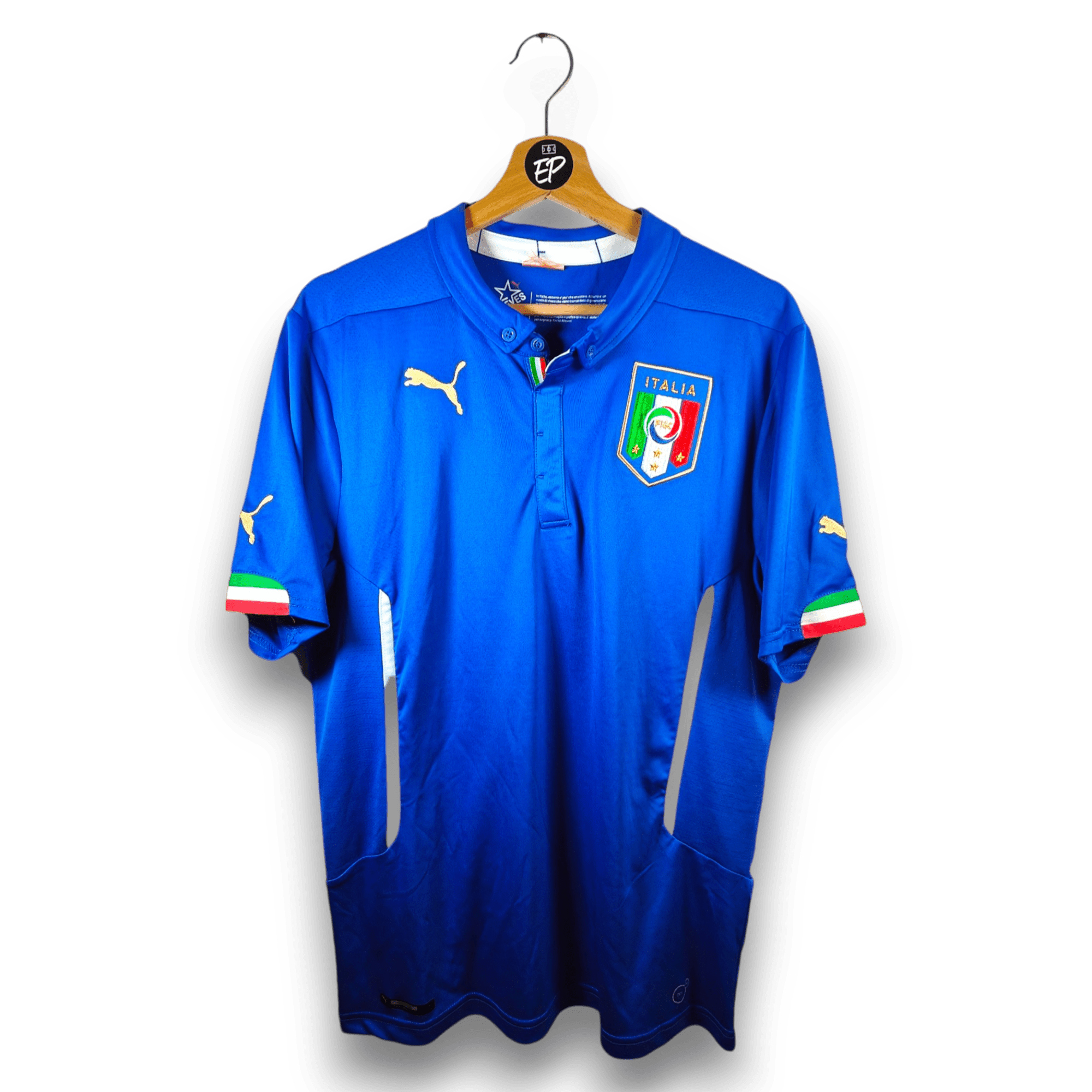 2014 - 15 Italy Home Shirt - 8.5/10 - (L) - Eternal Pitch