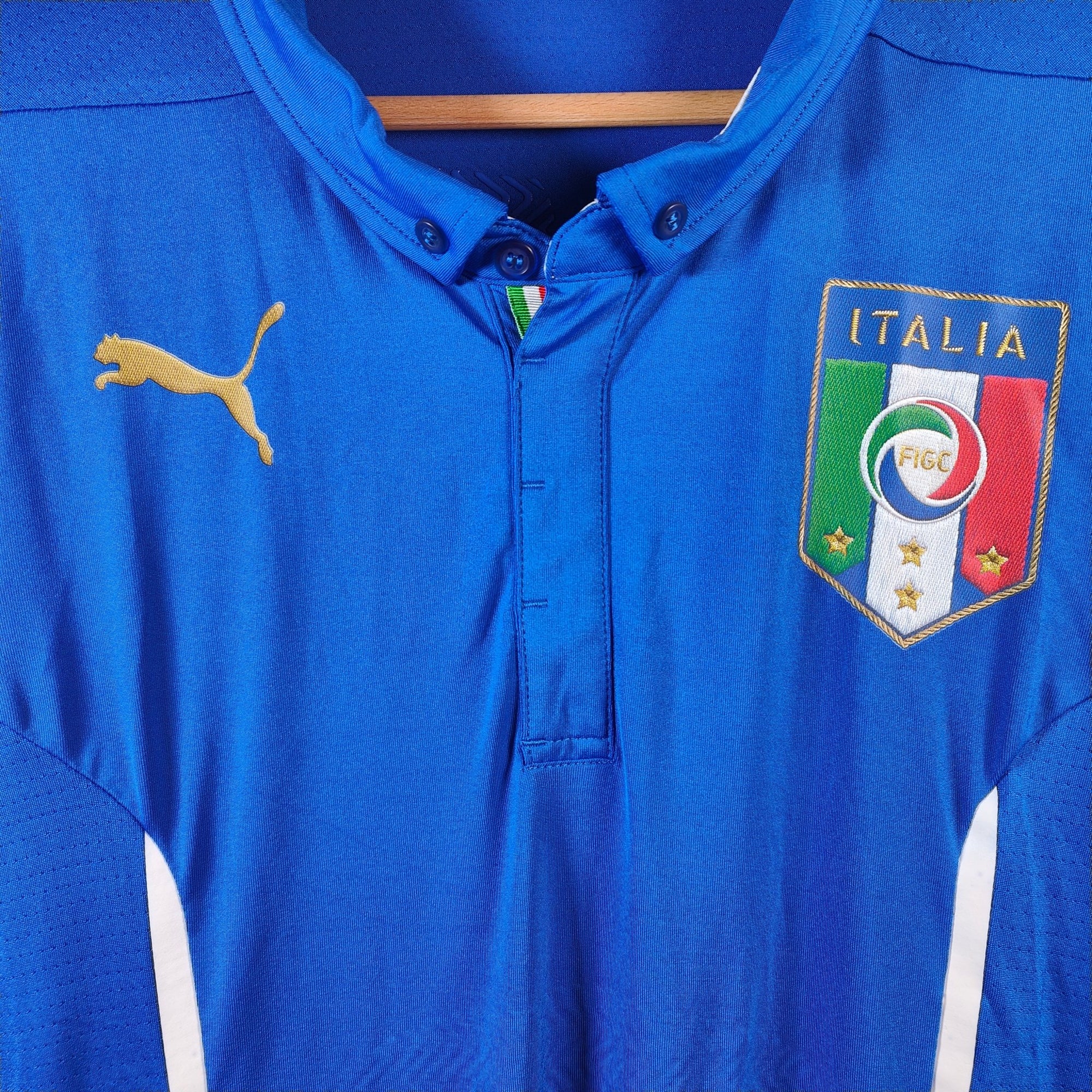2014 - 15 Italy Home Shirt Player version - 9.5/10 - (L) - Eternal Pitch