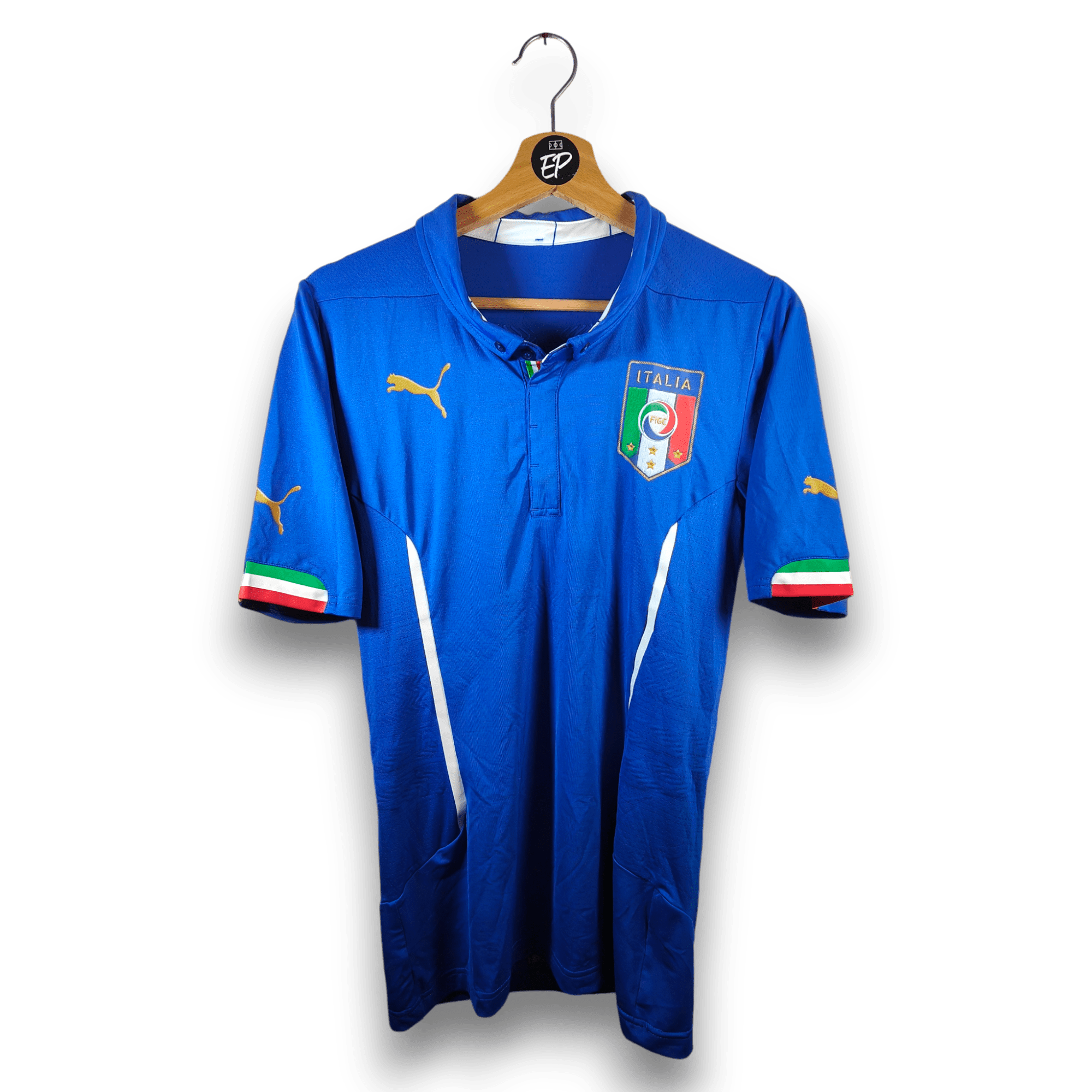 2014 - 15 Italy Home Shirt Player version - 9.5/10 - (L) - Eternal Pitch