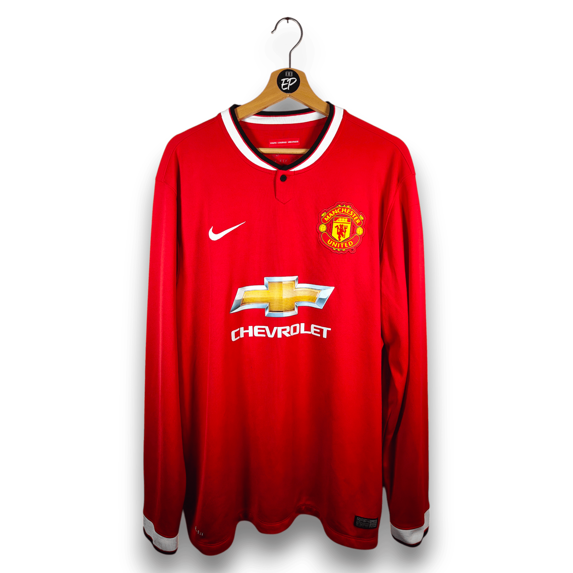 2014 - 15 Manchester United Home Shirt LS van Persie 20 - 7/10 - (XL) - Eternal Pitch
