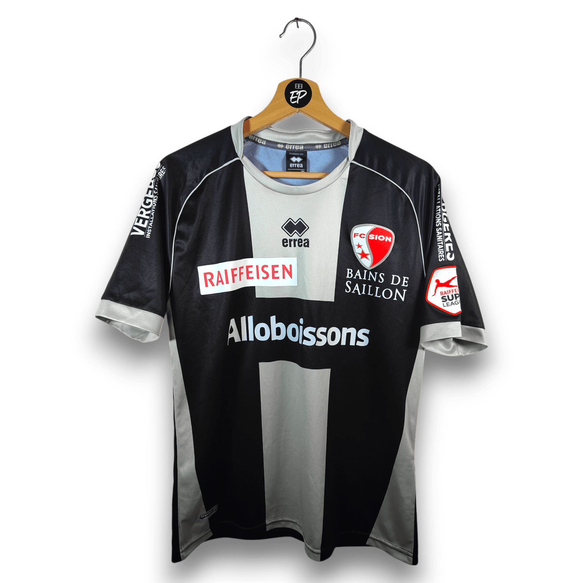 2014 - 15 Match Issue FC Sion Away Shirt Konate 14 - 9.5/10 - (M) - Eternal Pitch