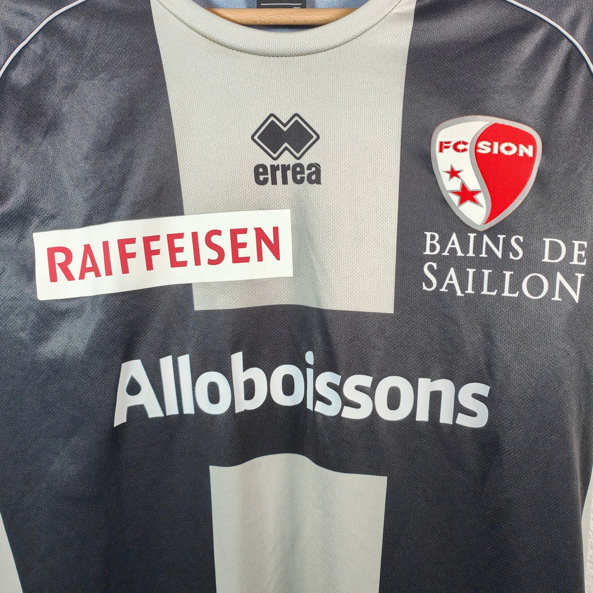 2014 - 15 Match Issue FC Sion Away Shirt Konate 14 - 9.5/10 - (M) - Eternal Pitch