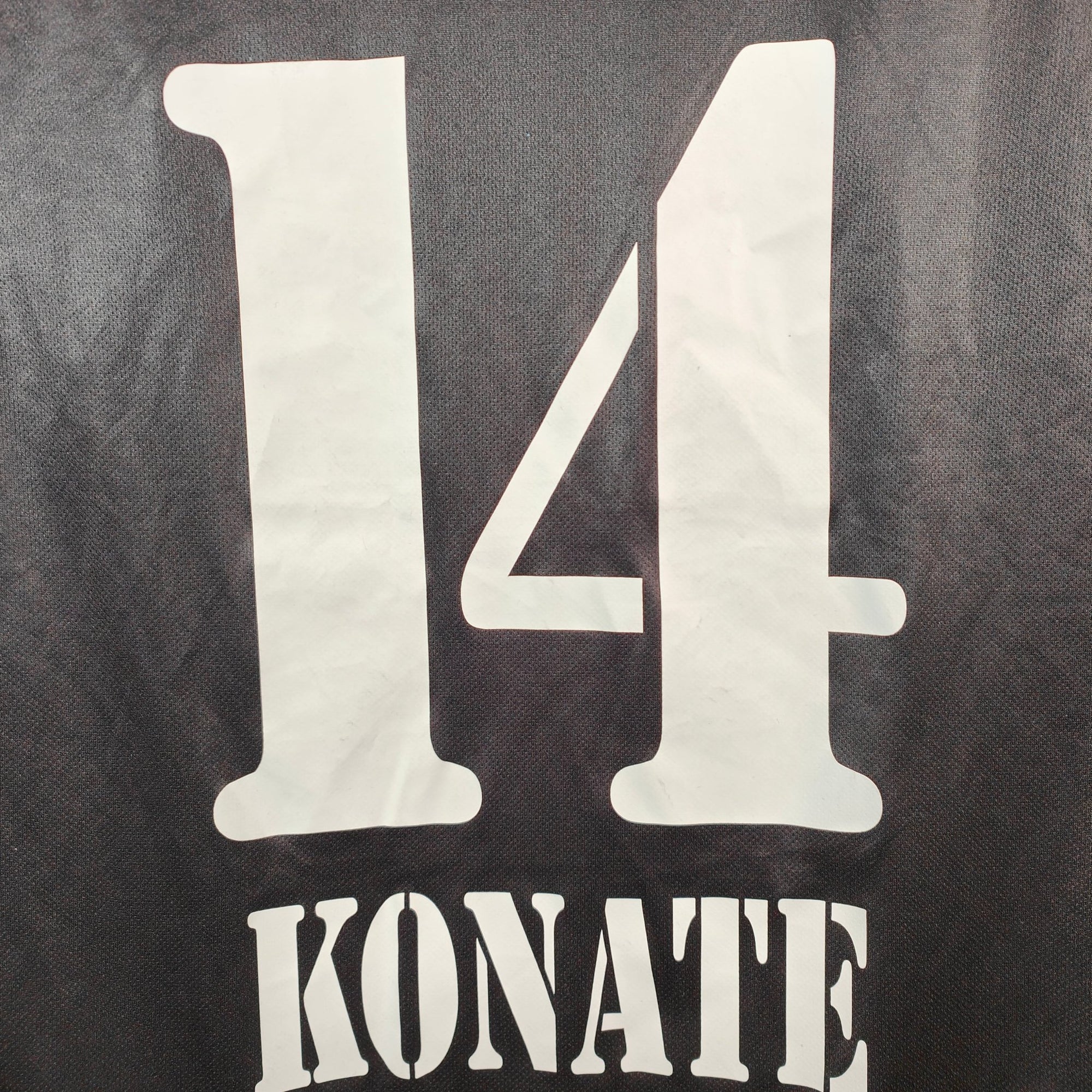 2014 - 15 Match Issue FC Sion Away Shirt Konate 14 - 9.5/10 - (M) - Eternal Pitch