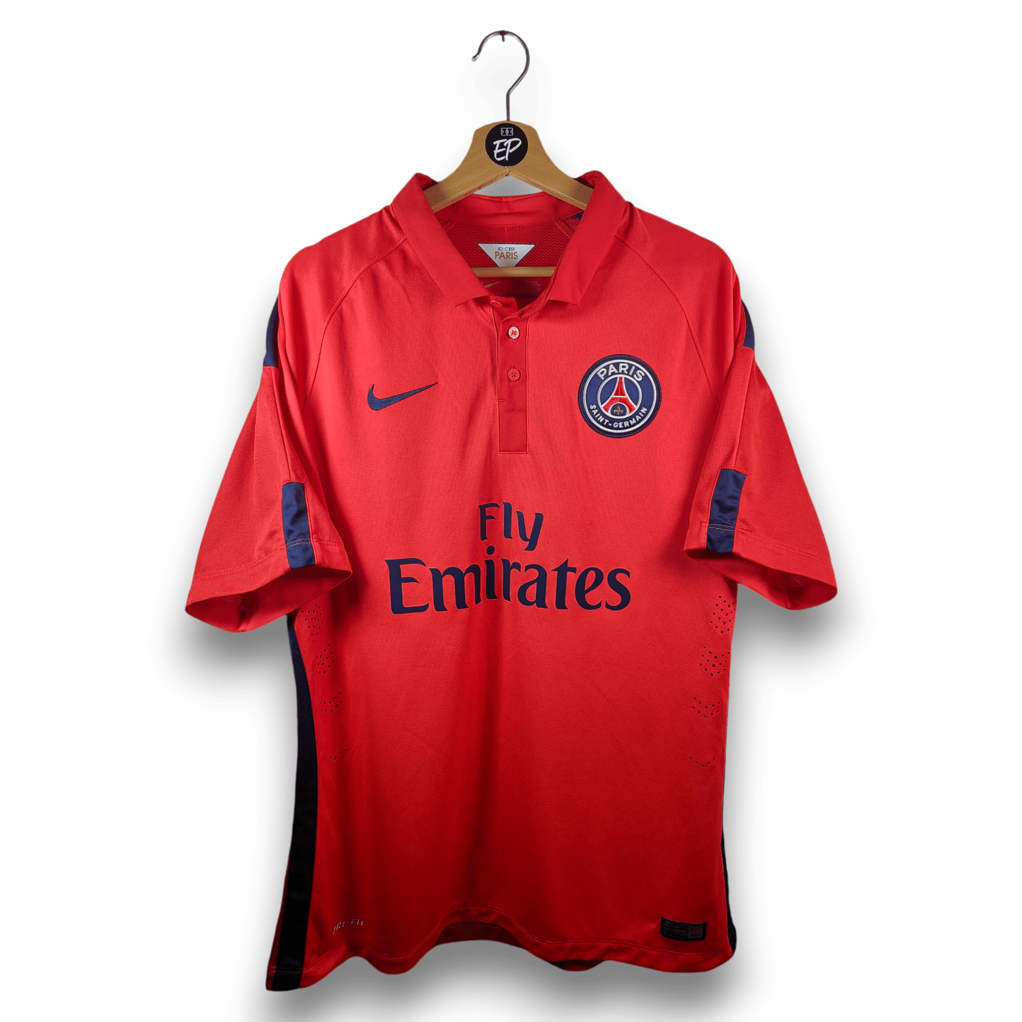 2014 - 15 PSG Third Player Version Shirt - 9/10 - (XL) - Eternal Pitch