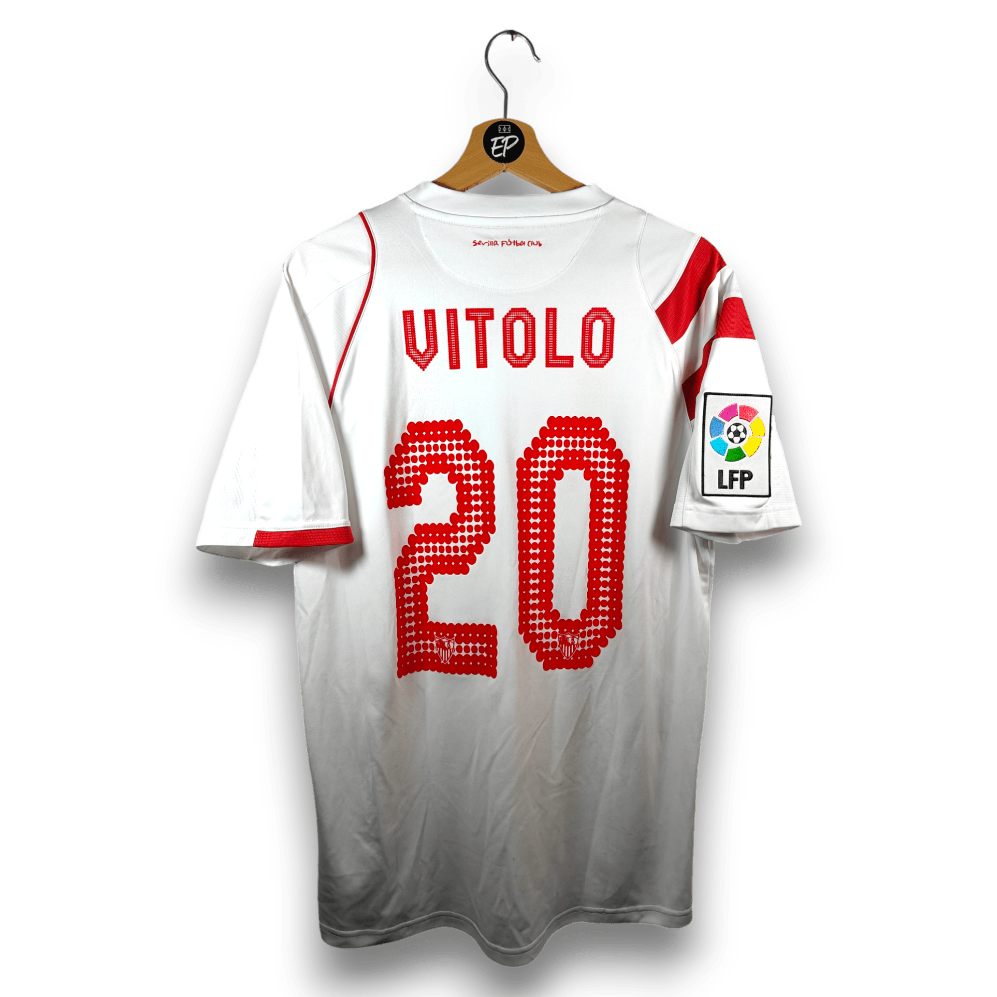 2014 - 15 Sevilla Home Shirt Vitolo 20 - 7/10 - (M) - Eternal Pitch