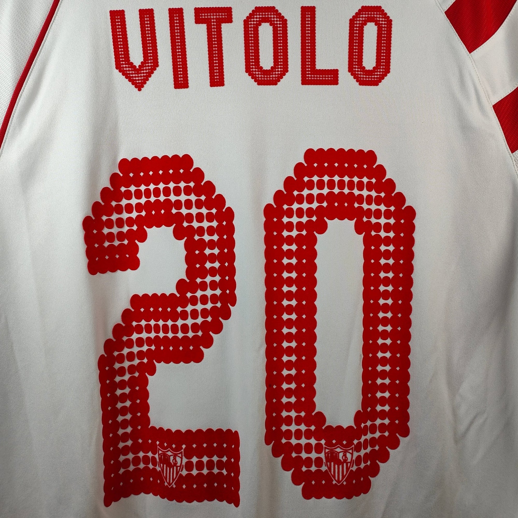 2014 - 15 Sevilla Home Shirt Vitolo 20 - 7/10 - (M) - Eternal Pitch