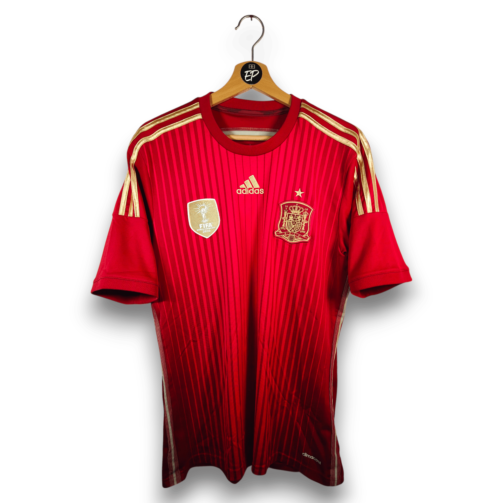 2014 - 15 Spain Home Shirt - 8/10 - (L) - Eternal Pitch