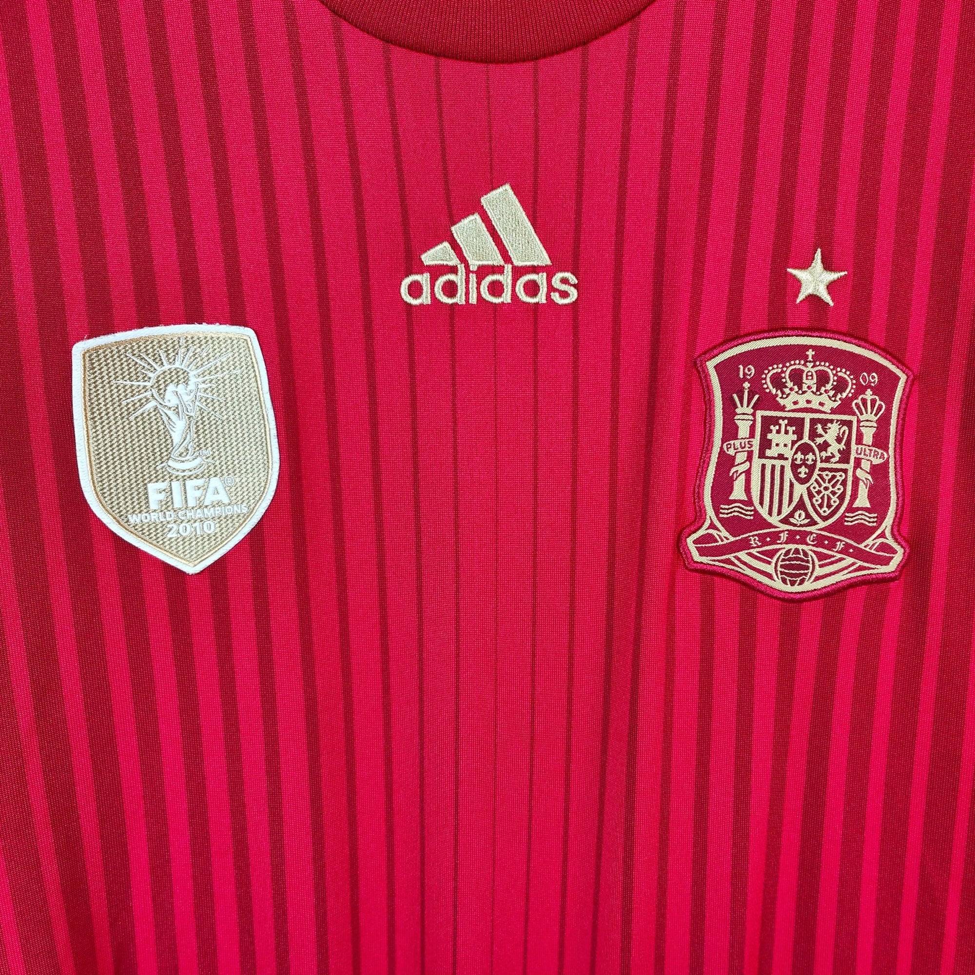 2014 - 15 Spain Home Shirt - 8/10 - (L) - Eternal Pitch