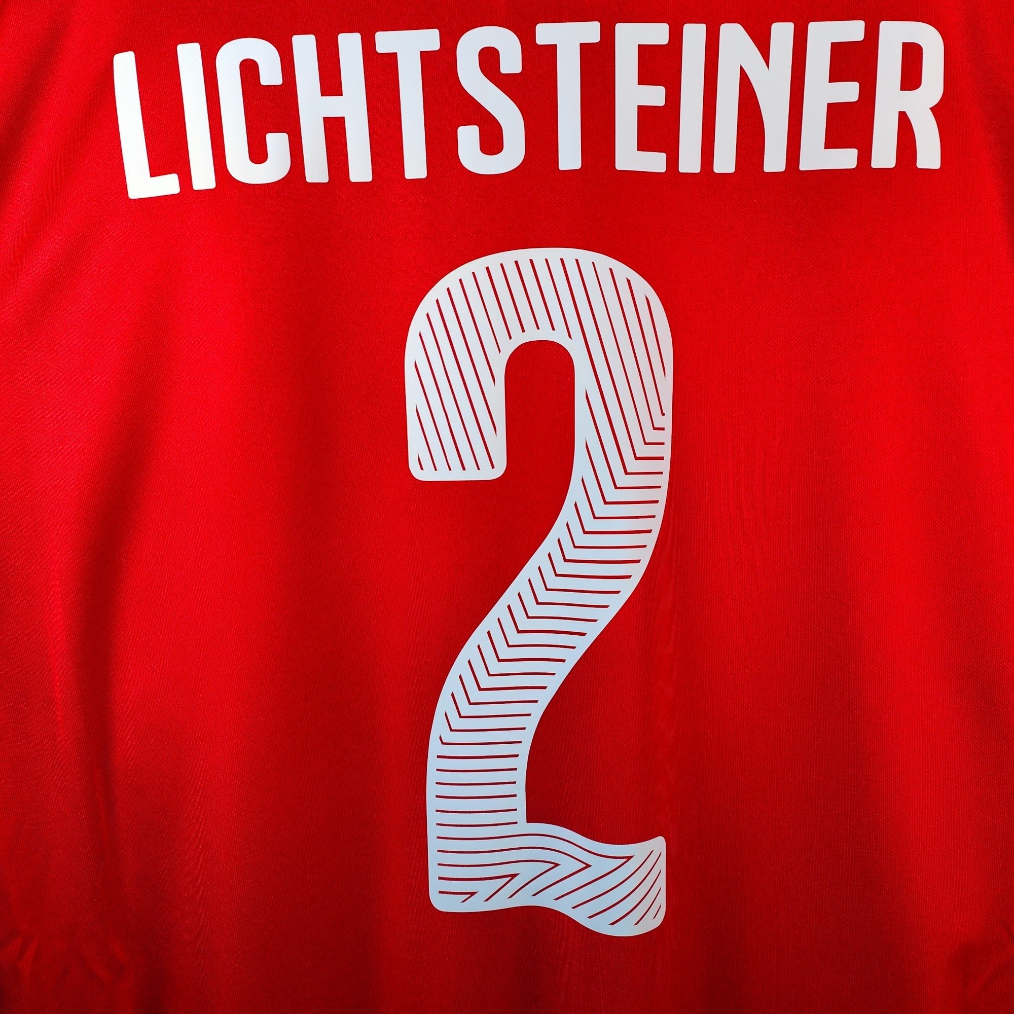 2014 - 15 Switzerland Home Shirt Lichtsteiner 2 (XL) - Eternal Pitch