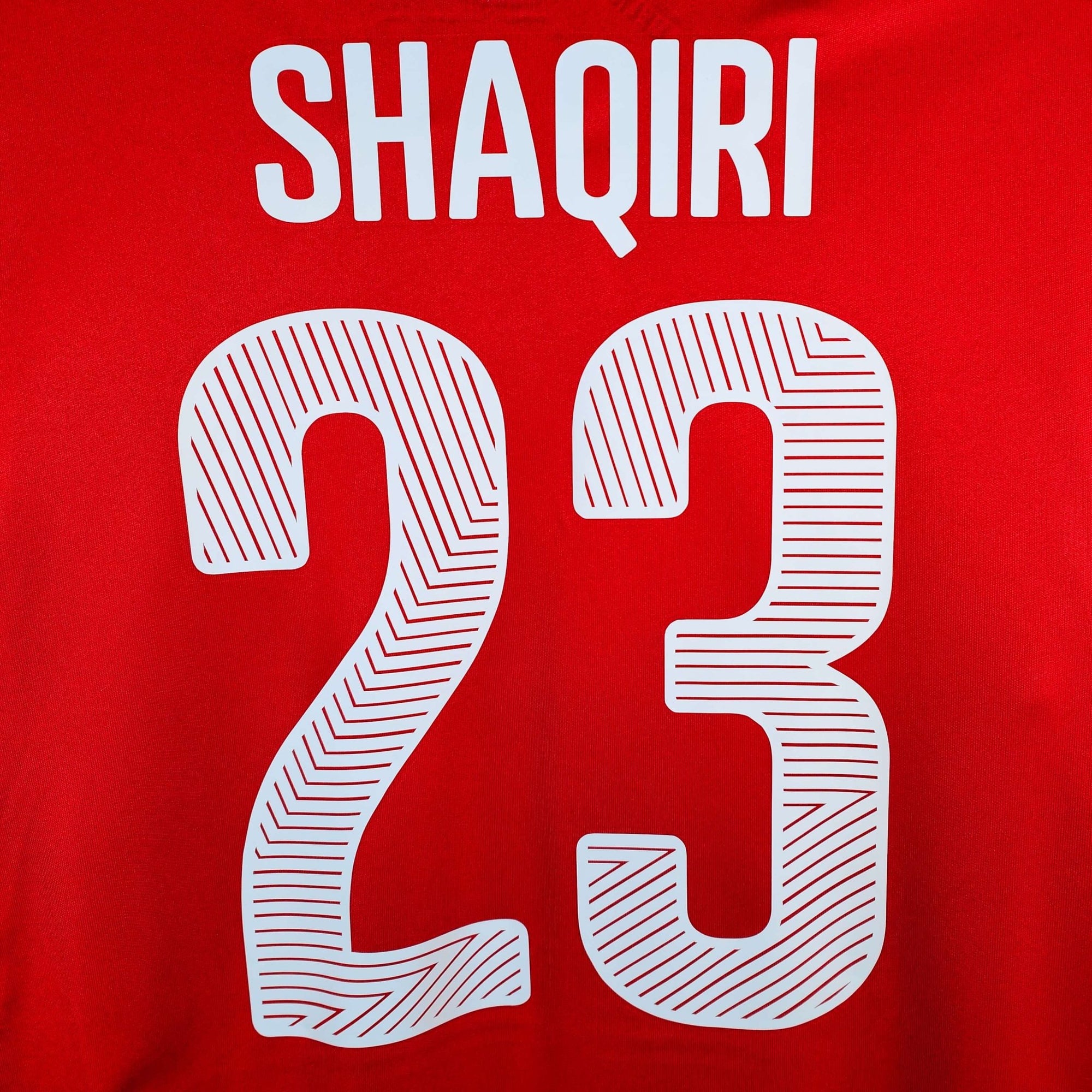 2014 - 15 Switzerland Home Shirt Shaqiri 23 - 7/10 - (M) - Eternal Pitch