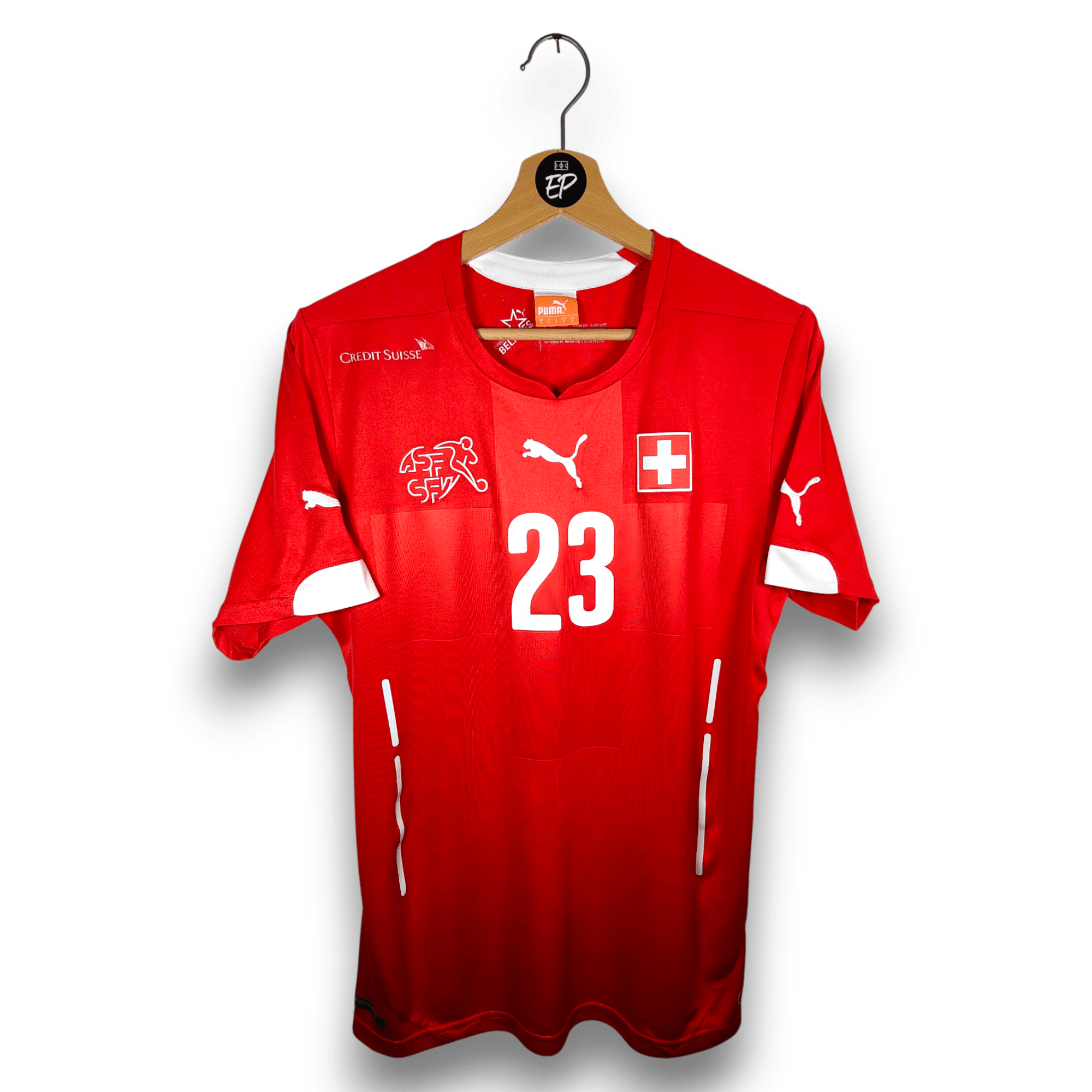 2014 - 15 Switzerland Home Shirt Shaqiri 23 - 8/10 - (S) - Eternal Pitch
