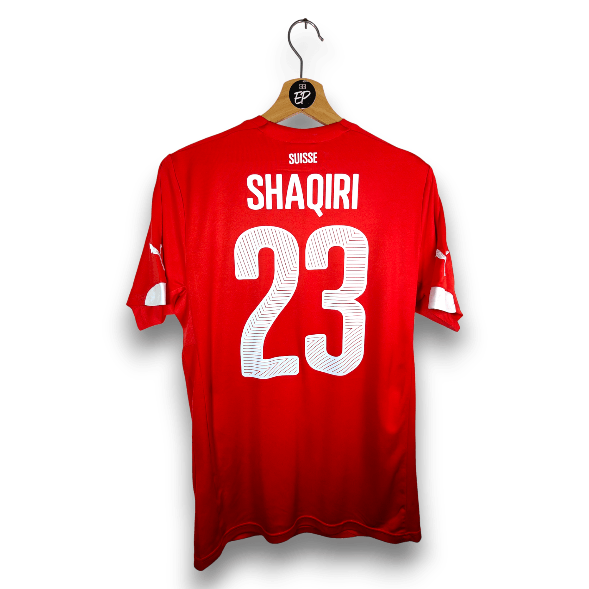 2014 - 15 Switzerland Home Shirt Shaqiri 23 - 8/10 - (S) - Eternal Pitch