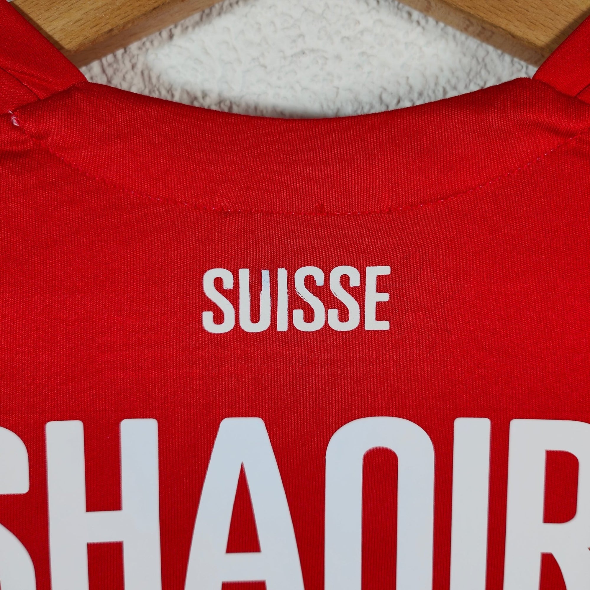2014 - 15 Switzerland Home Shirt Shaqiri 23 - 8.5/10 - (M) - Eternal Pitch