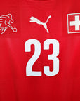 2014 - 15 Switzerland Home Shirt Shaqiri 23 - 8.5/10 - (M) - Eternal Pitch