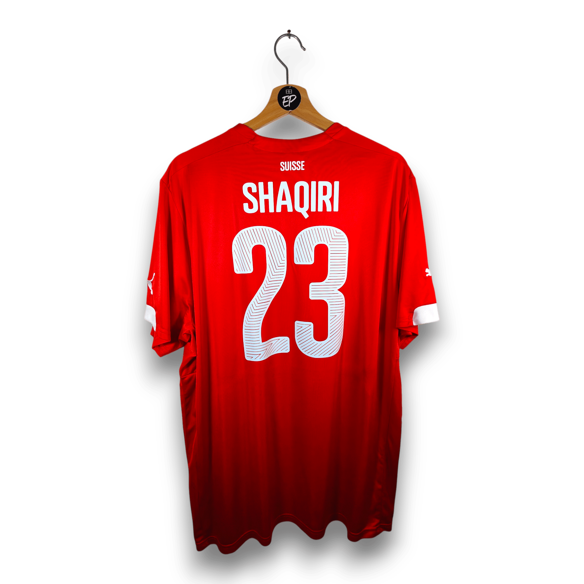 2014 - 15 Switzerland Home Shirt Shaqiri 23 - 9.5/10 - (XXL) - Eternal Pitch