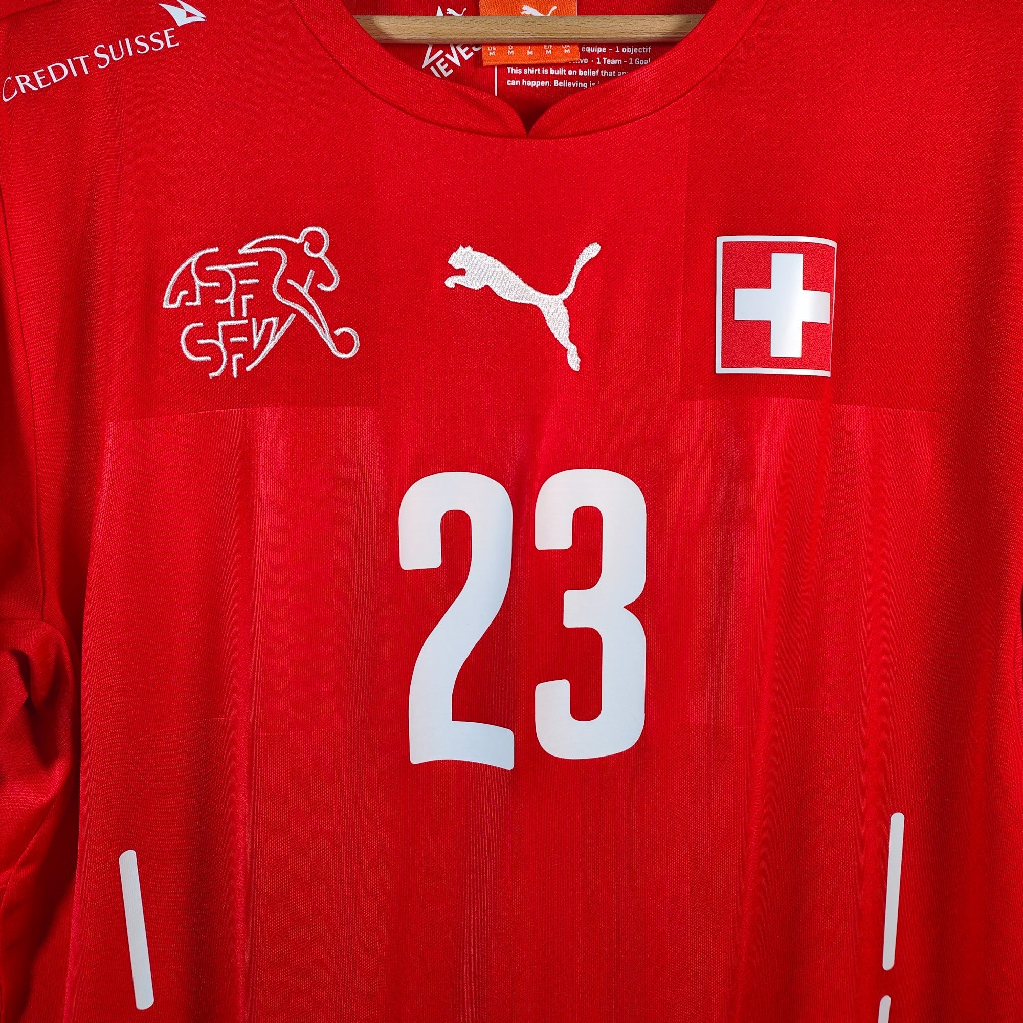 2014 - 15 Switzerland Home Shirt Shaqiri 23 (M) - Eternal Pitch