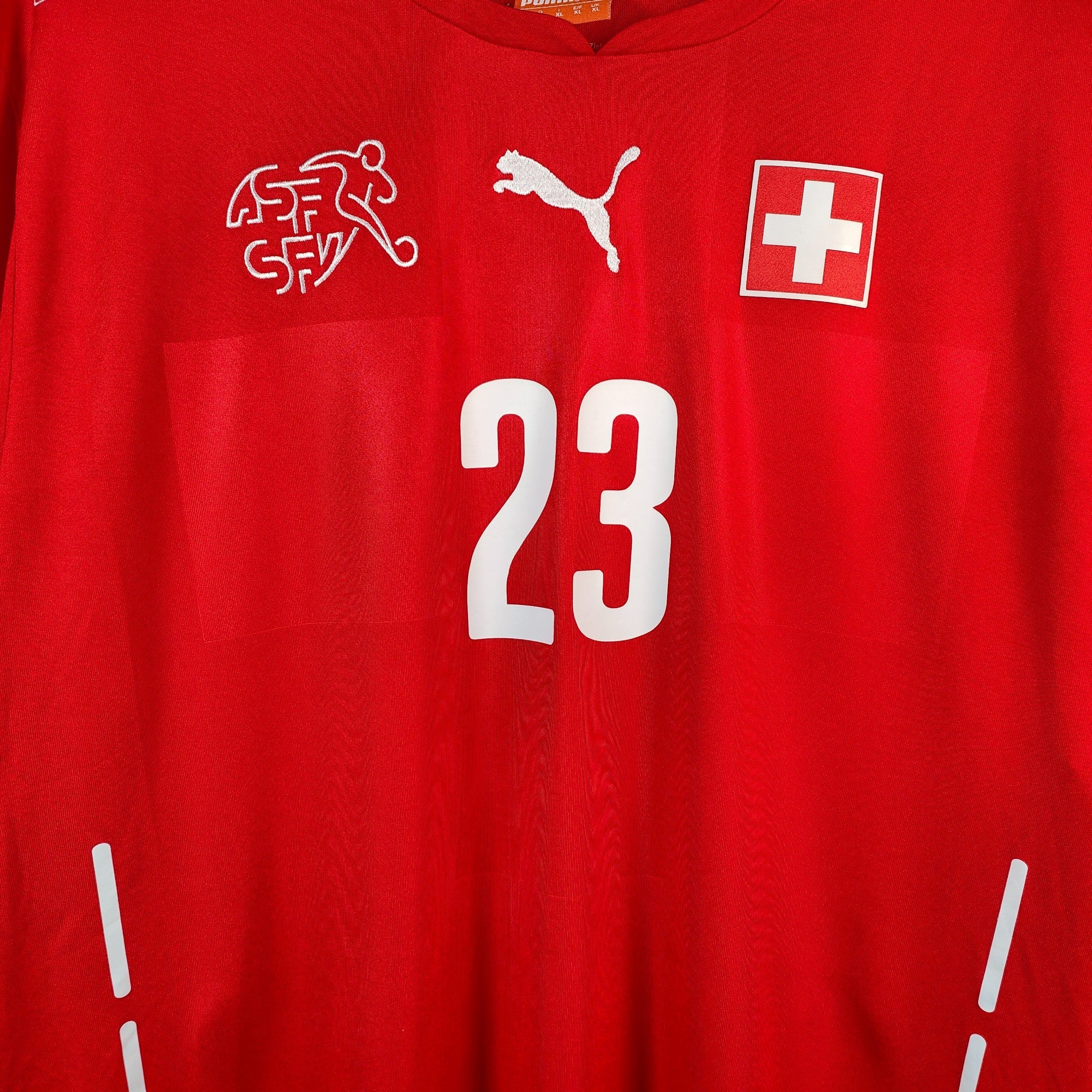 2014 - 15 Switzerland Home Shirt Shaqiri 23 (XL) - Eternal Pitch