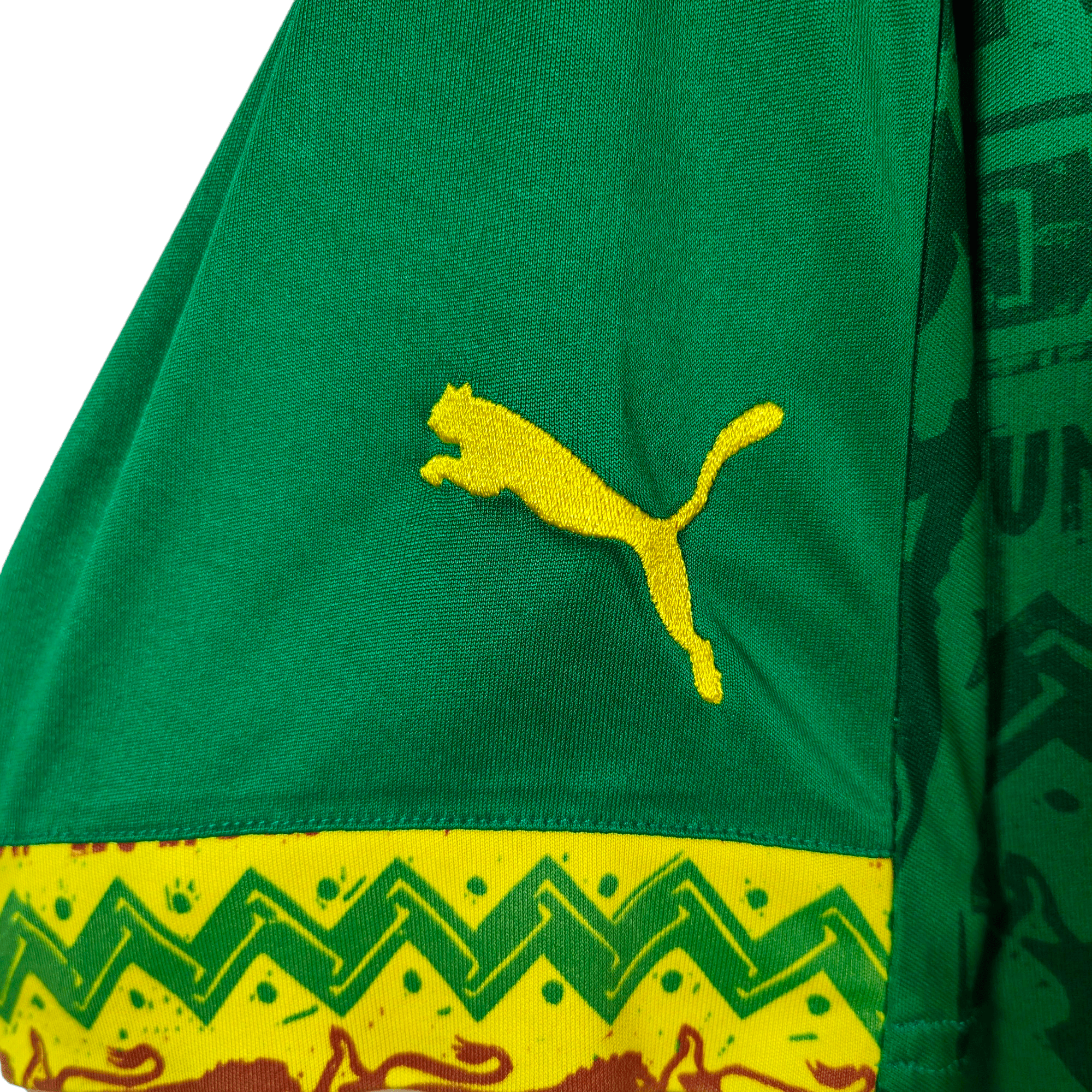 2014 - 16 Cameroon Home Shirt Eto&#39;o 9 - 9/10 - (M) - Eternal Pitch