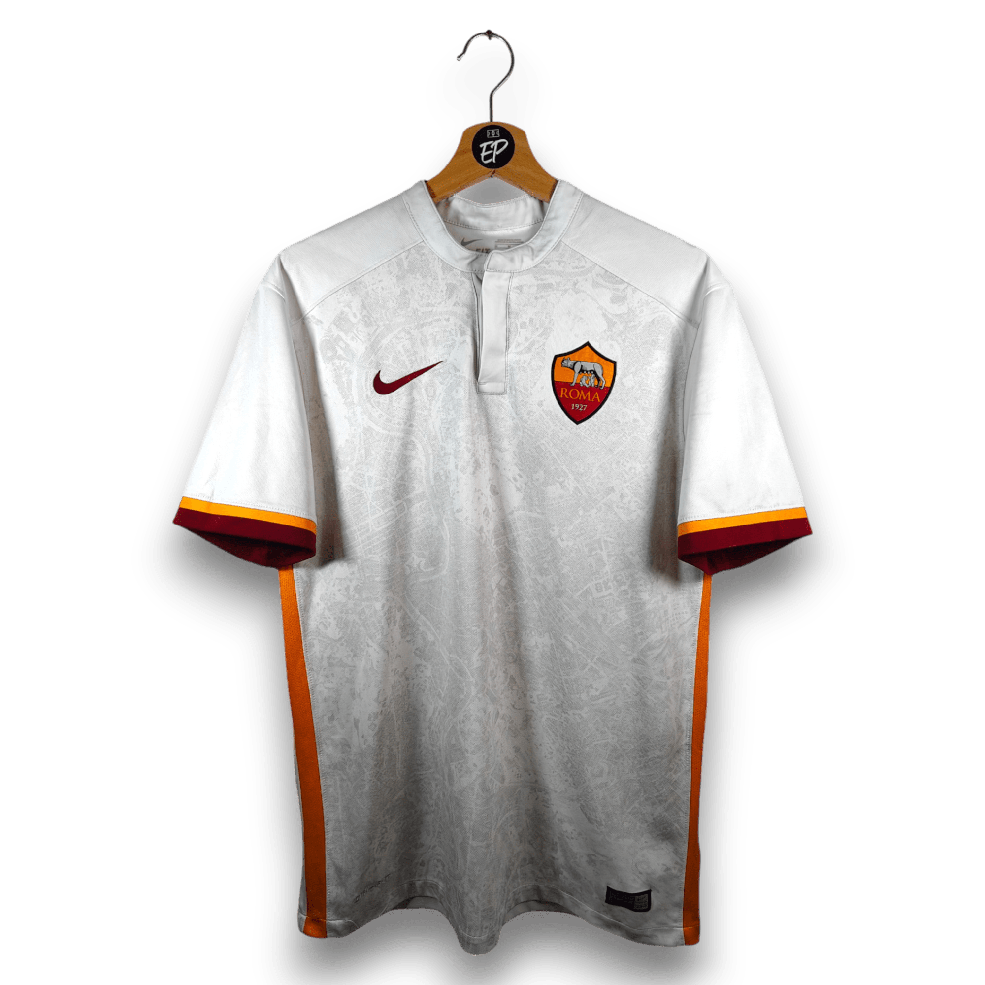 2015 - 16 AS Roma Away Shirt Totti 10 - 8/10 - (M) - Eternal Pitch