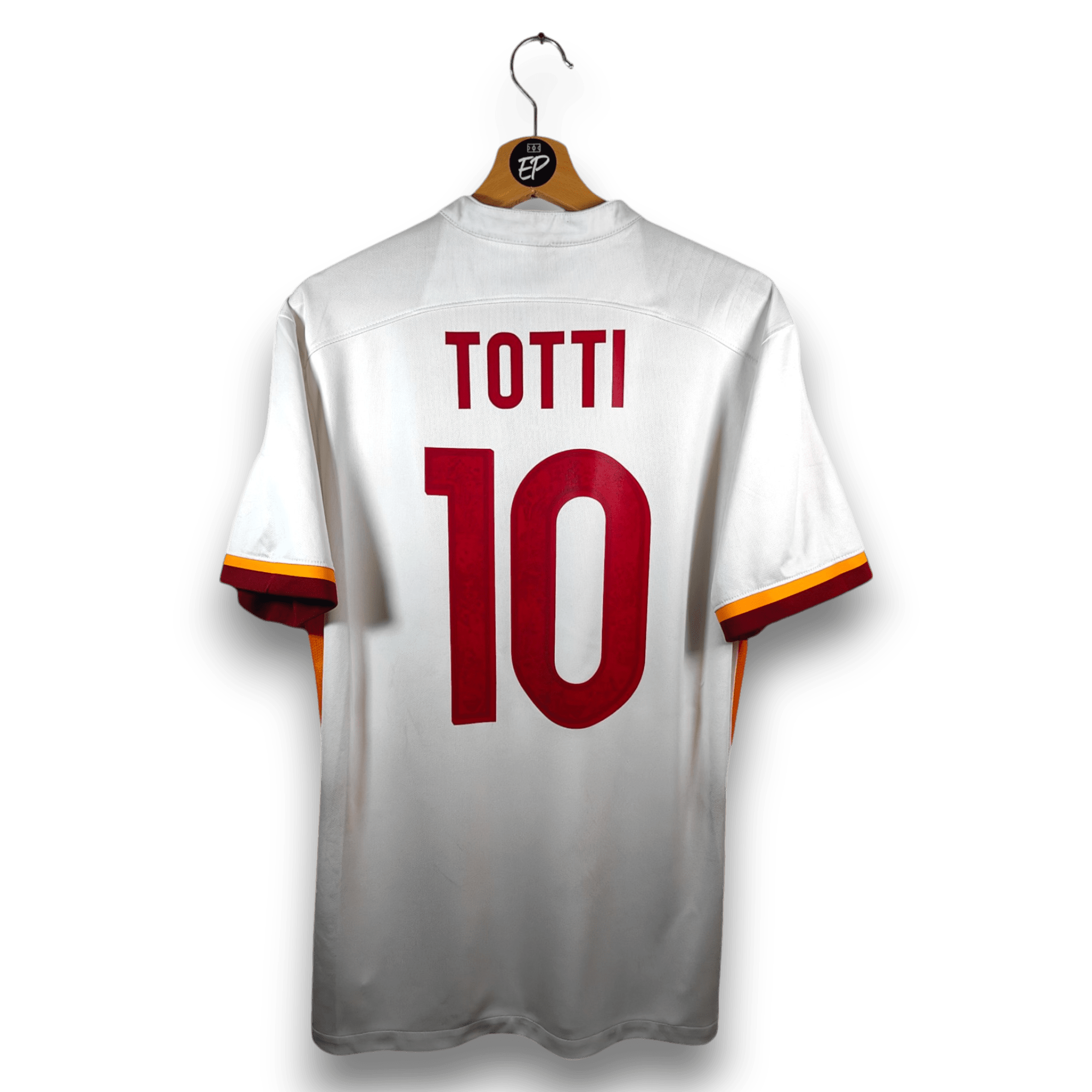 2015 - 16 AS Roma Away Shirt Totti 10 - 8/10 - (M) - Eternal Pitch