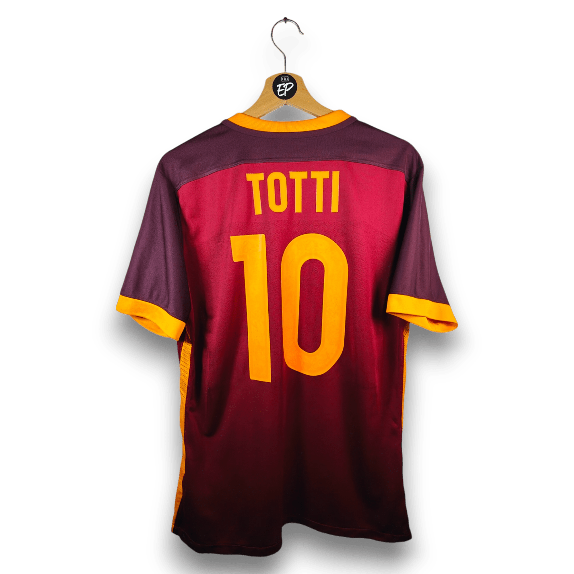 2015 - 16 AS Roma Player Version Home Shirt Totti 10 (L) - Eternal Pitch