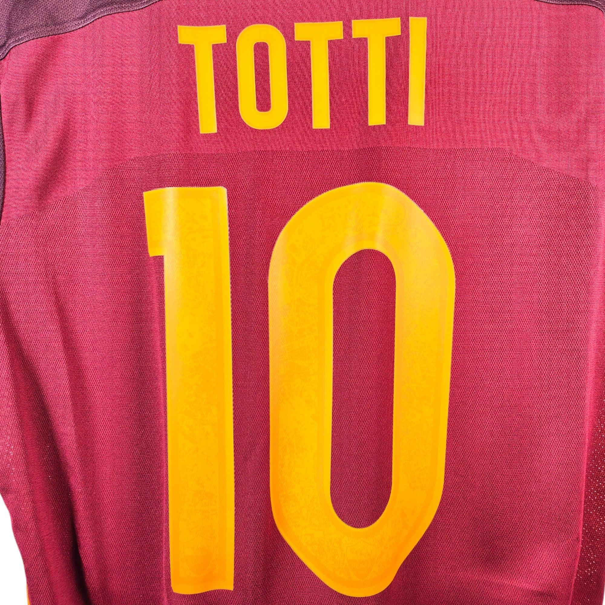 2015 - 16 AS Roma Player Version Home Shirt Totti 10 (L) - Eternal Pitch