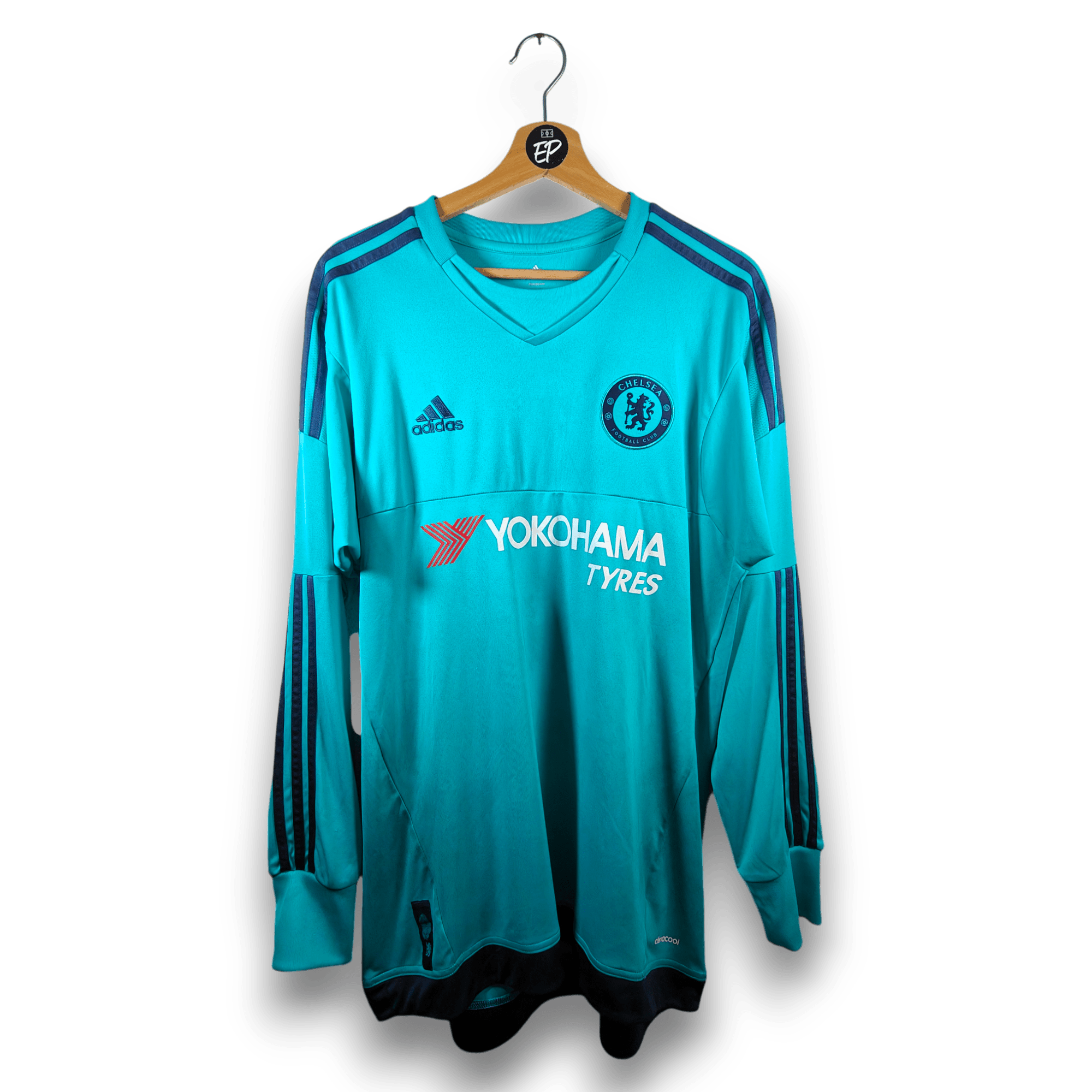 2015 - 16 Chelsea GK Shirt Courtois 13 - 7.5/10 - (L) - Eternal Pitch