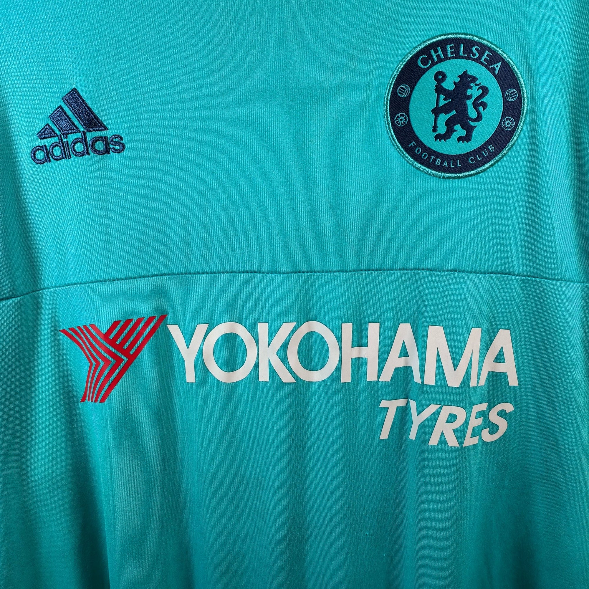 2015 - 16 Chelsea GK Shirt Courtois 13 - 7.5/10 - (L) - Eternal Pitch