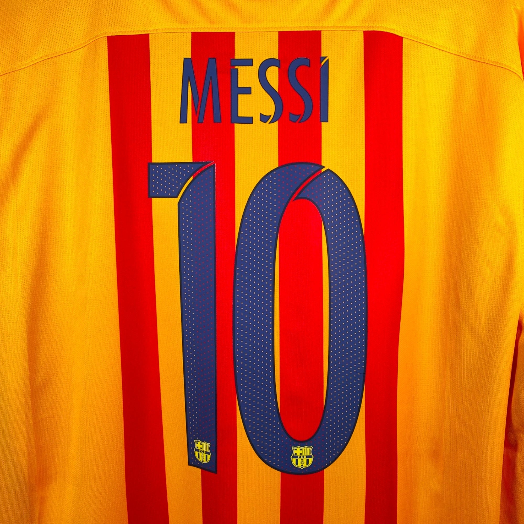 2015 - 16 FC Barcelona Away Shirt Messi 10 (XL) - Eternal Pitch