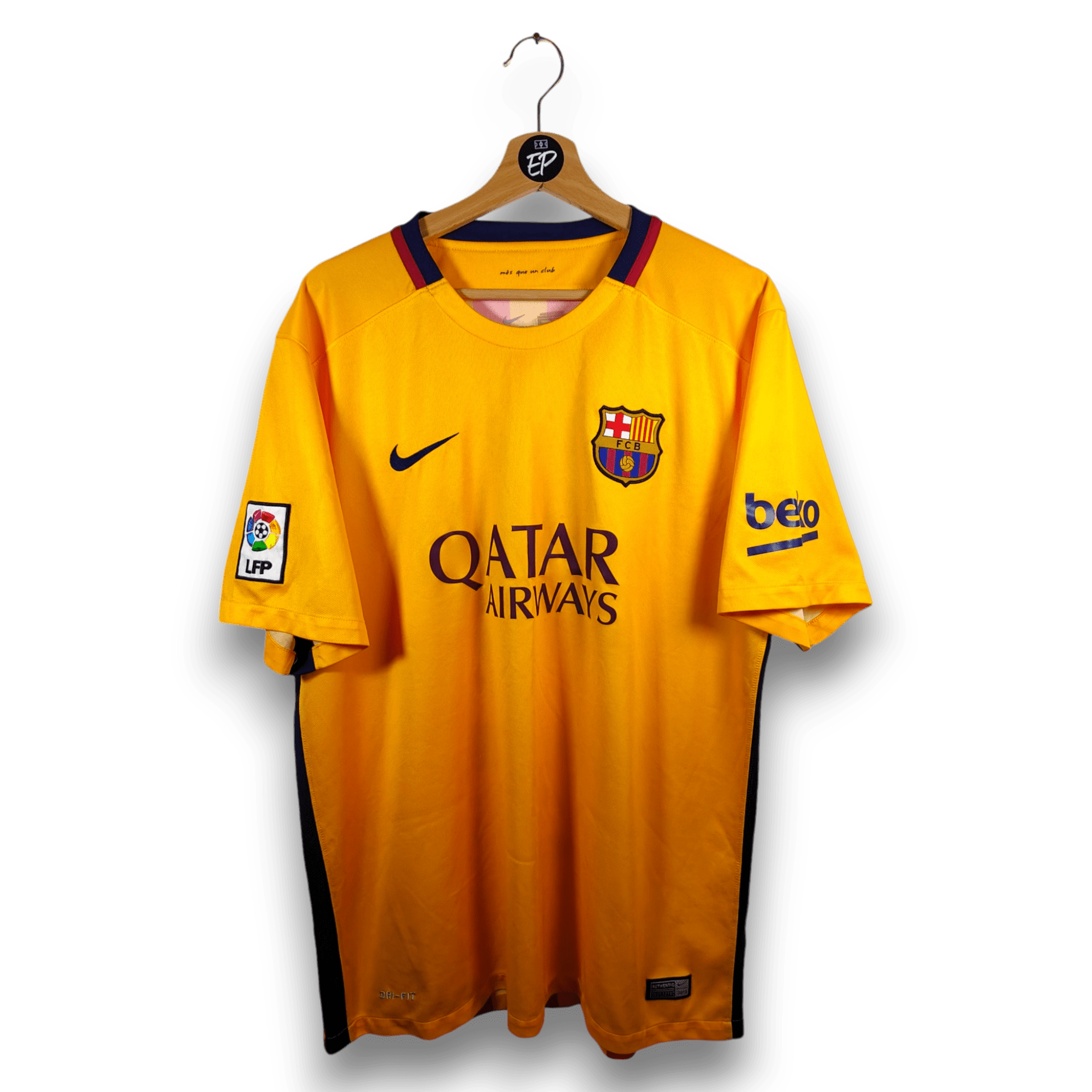 2015 - 16 FC Barcelona Away Shirt Messi 10 (XL) - Eternal Pitch