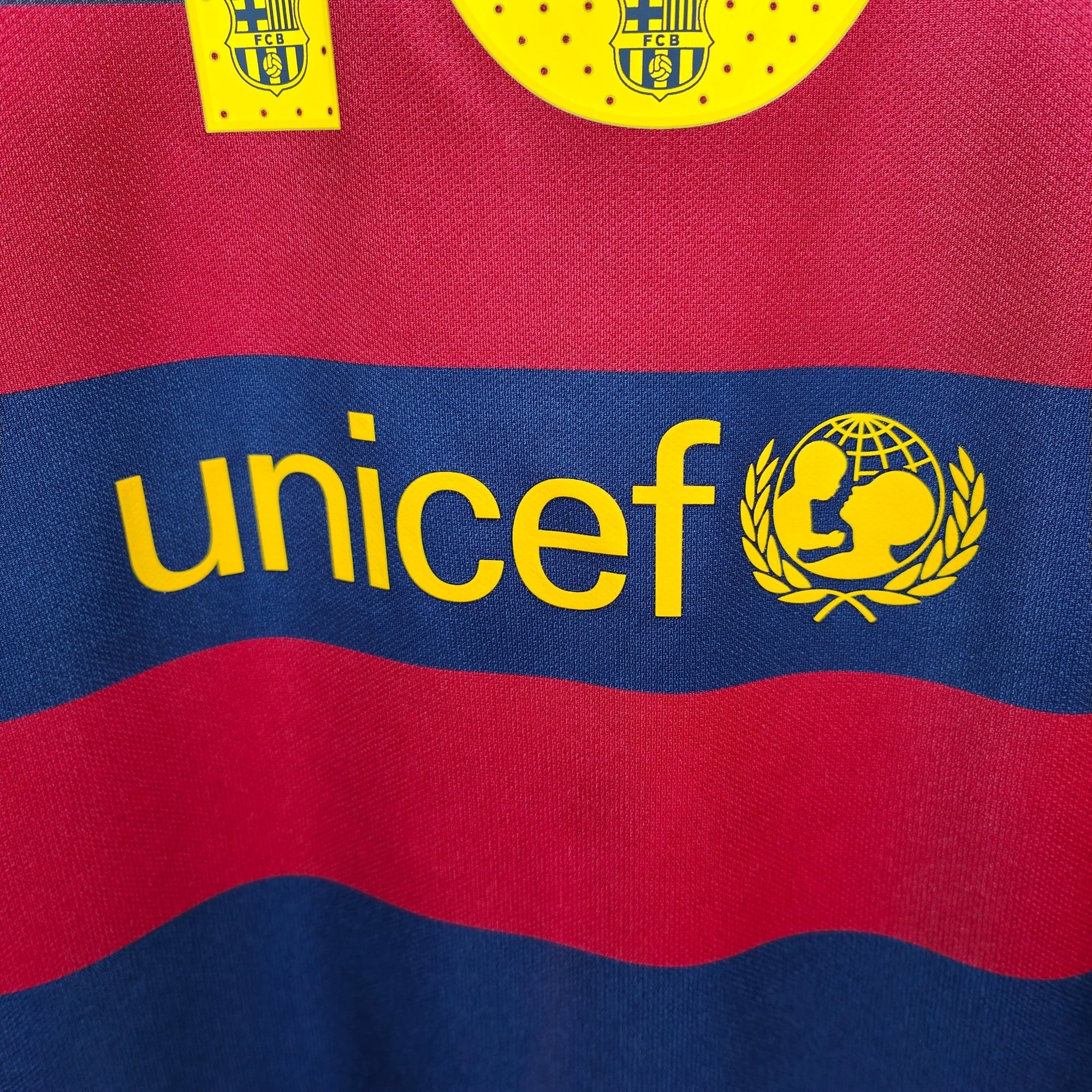 2015 - 16 FC Barcelona Home Shirt Messi 10 - 9.5/10 - (L) - Eternal Pitch