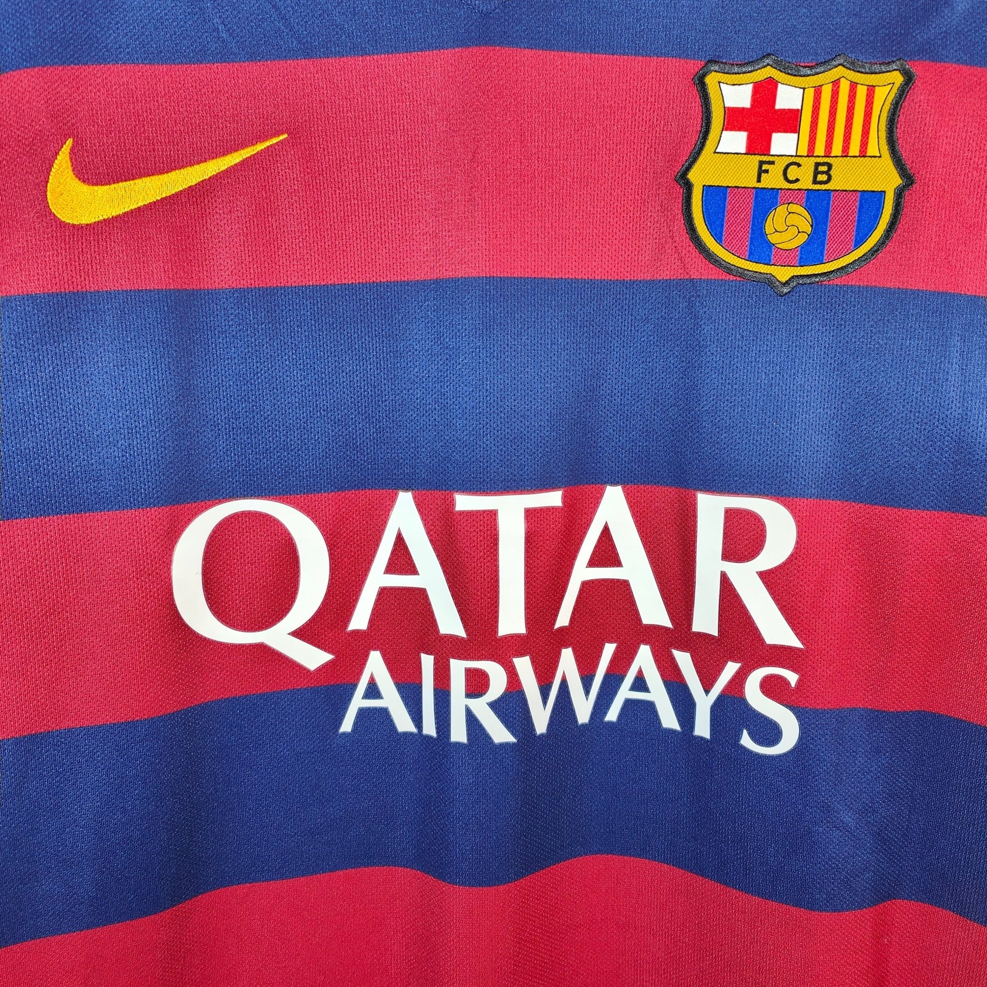 2015 - 16 FC Barcelona Home Shirt Messi 10 - 9.5/10 - (M) - Eternal Pitch