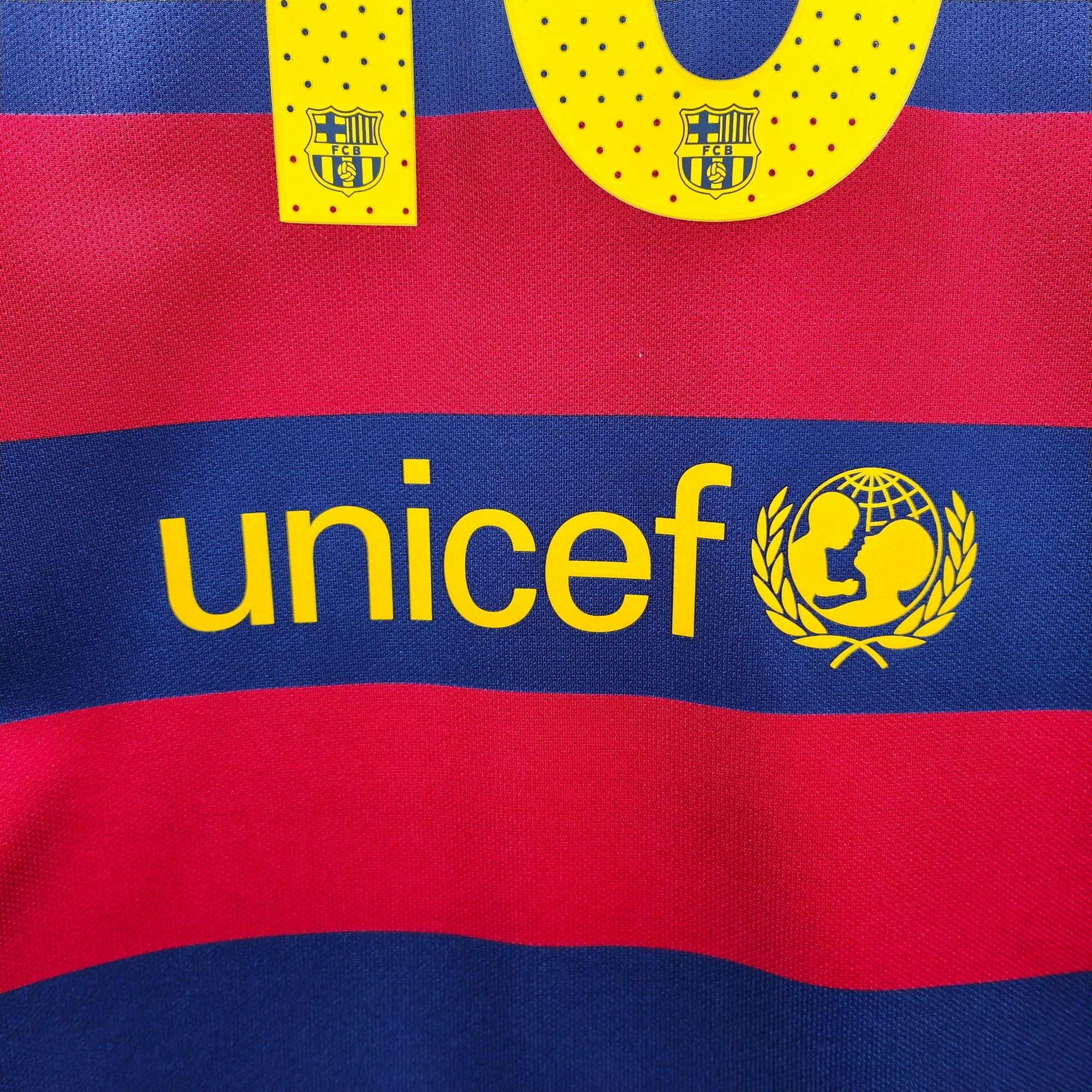 2015 - 16 FC Barcelona Home Shirt Messi 10 - 9.5/10 - (M) - Eternal Pitch