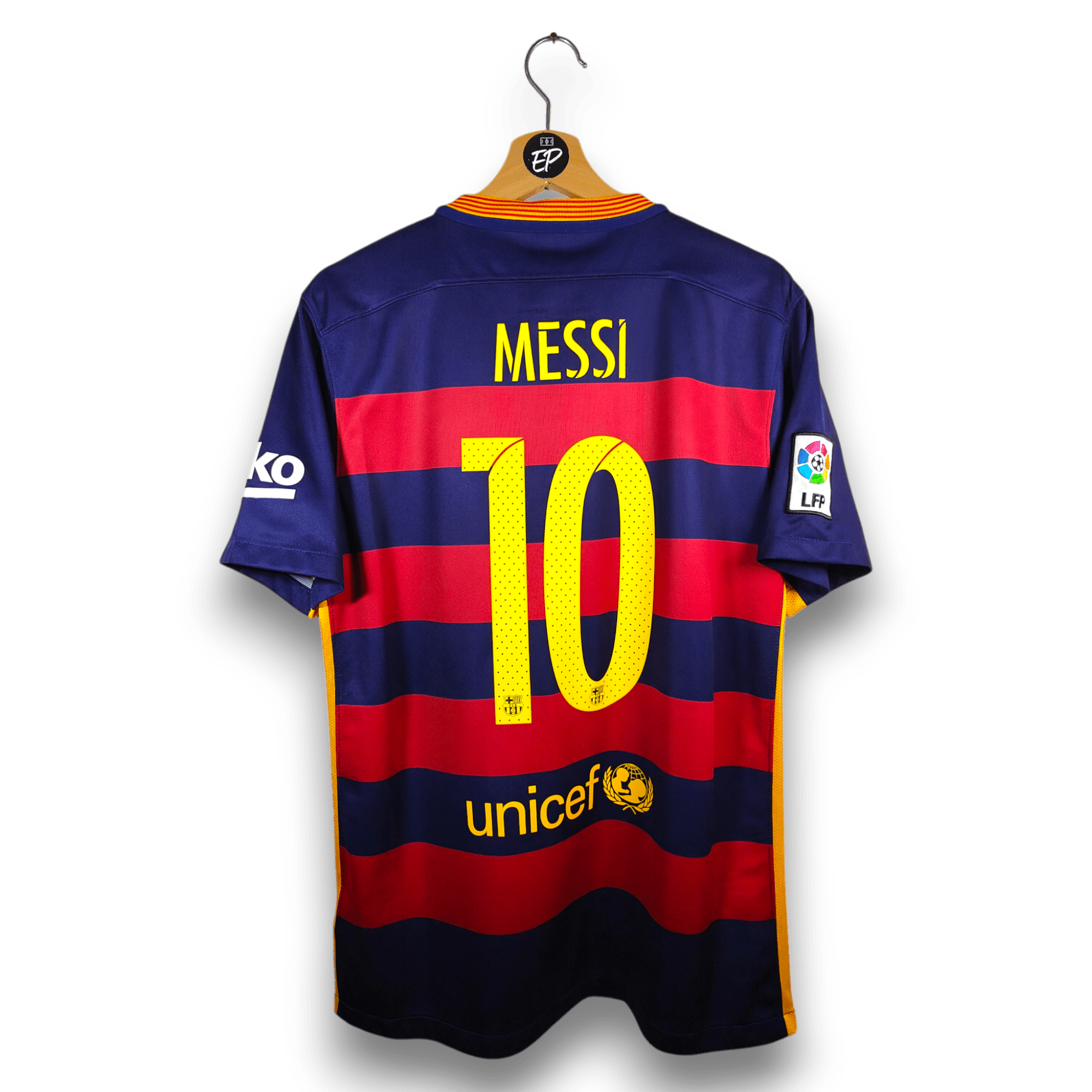 2015 - 16 FC Barcelona Home Shirt Messi 10 - 9.5/10 - (M) - Eternal Pitch