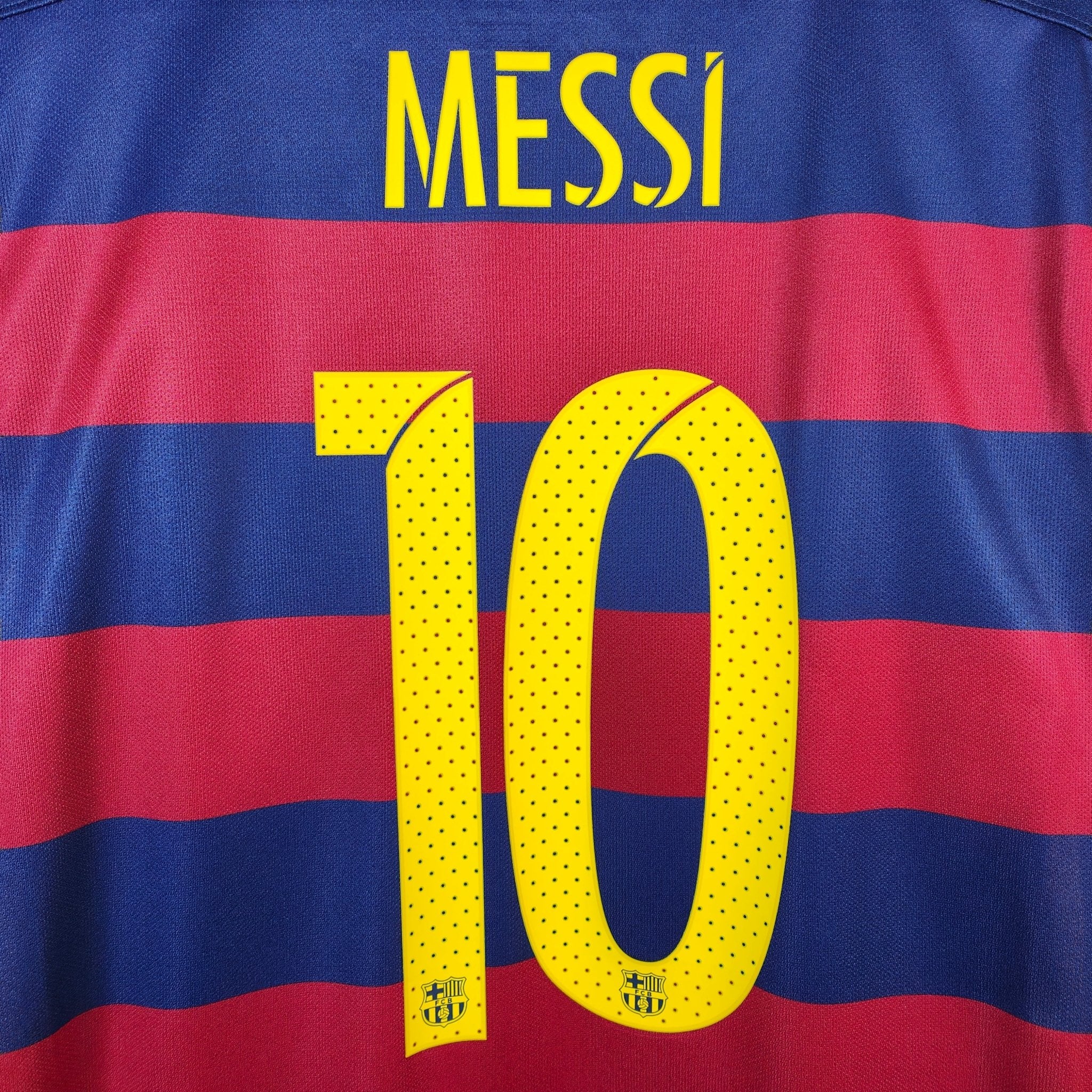 2015-16 FC Barcelona Home Shirt Messi #10 - 9.5/10 - (M) 658794