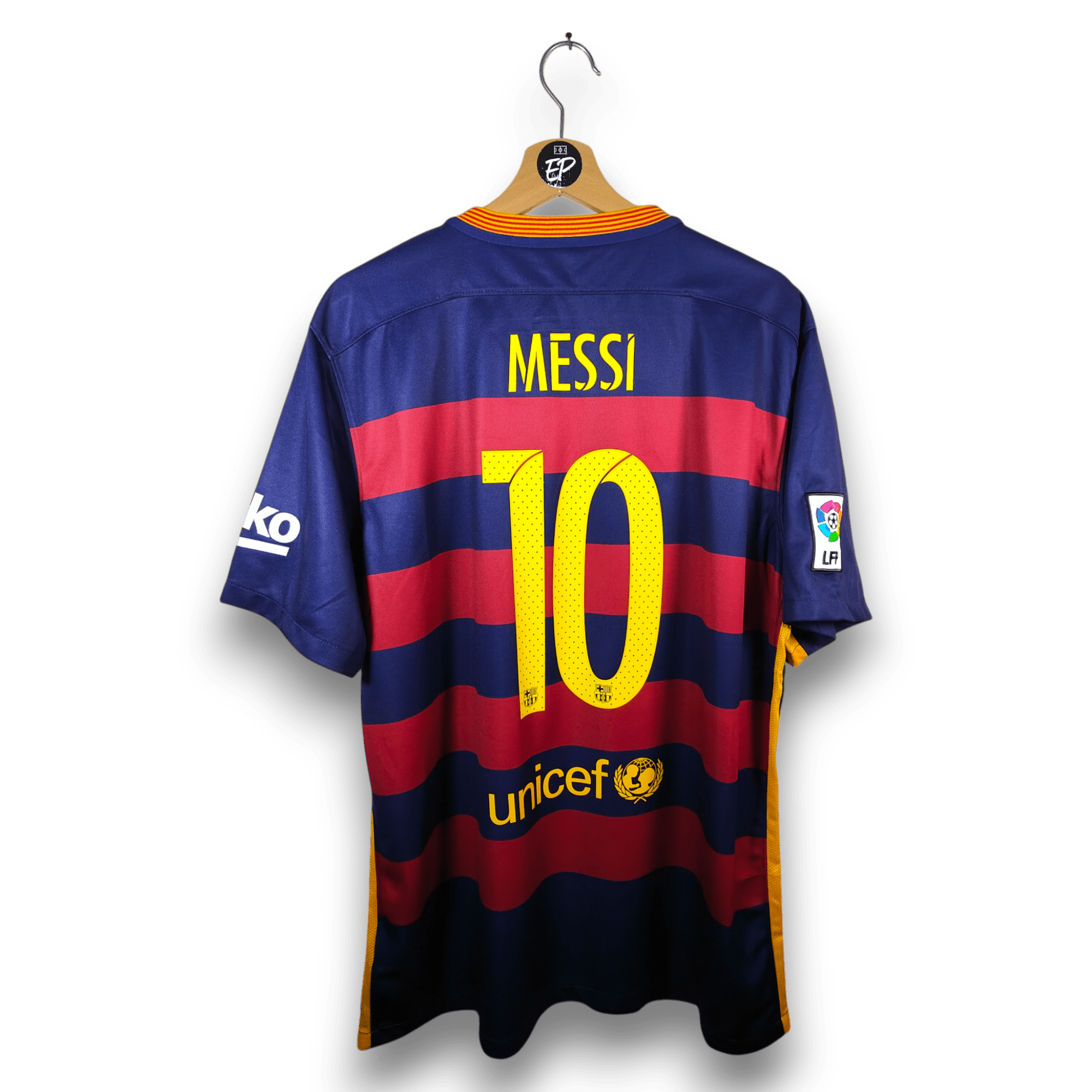 2015 - 16 FC Barcelona Home Shirt Messi 10 - 9.5/10 - (XL) - Eternal Pitch