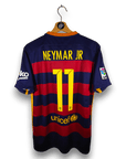 2015 - 16 FC Barcelona Home Shirt Neymar 11 - 9/10 - (M) - Eternal Pitch