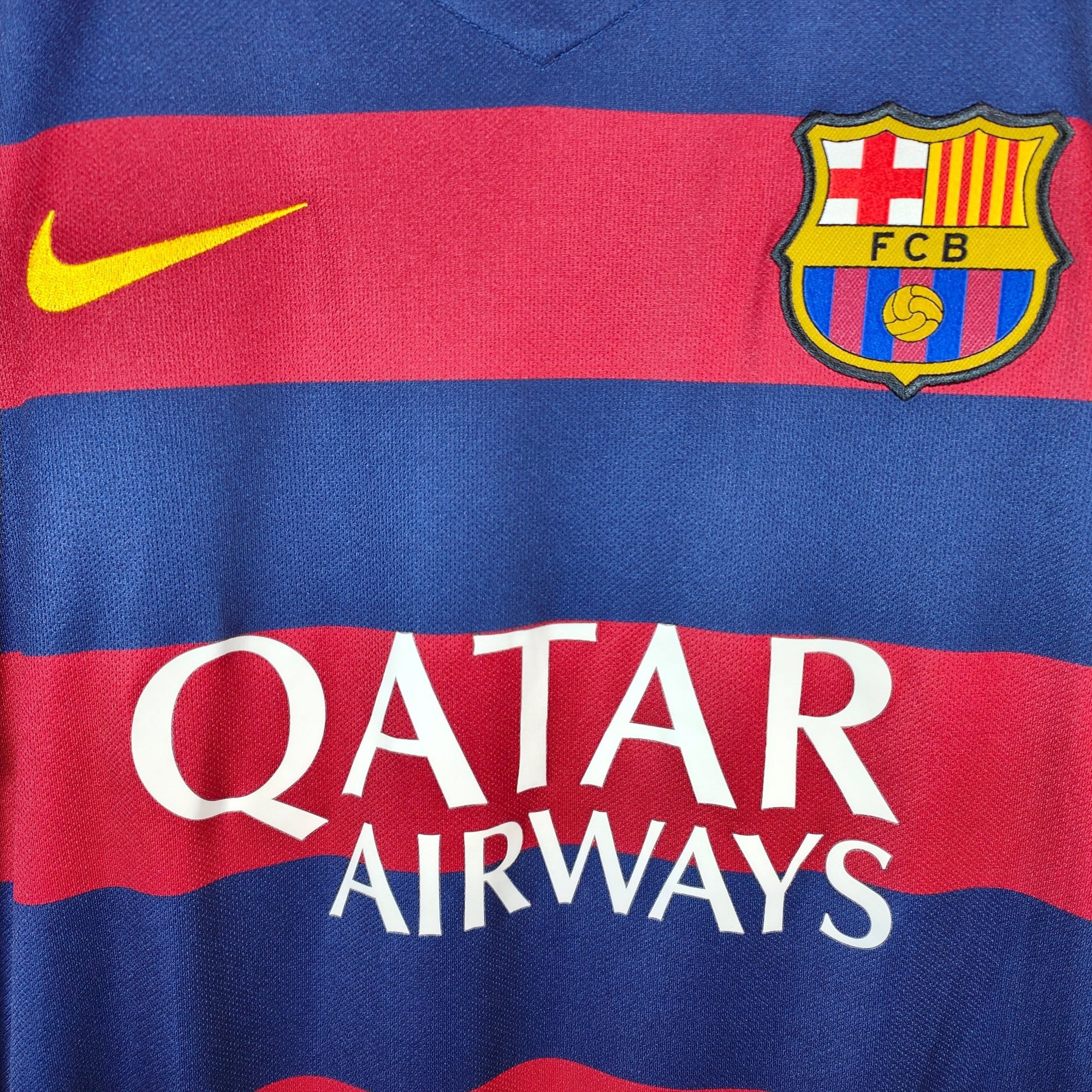 2015 - 16 FC Barcelona Home Shirt Neymar 11 - 9/10 - (M) - Eternal Pitch