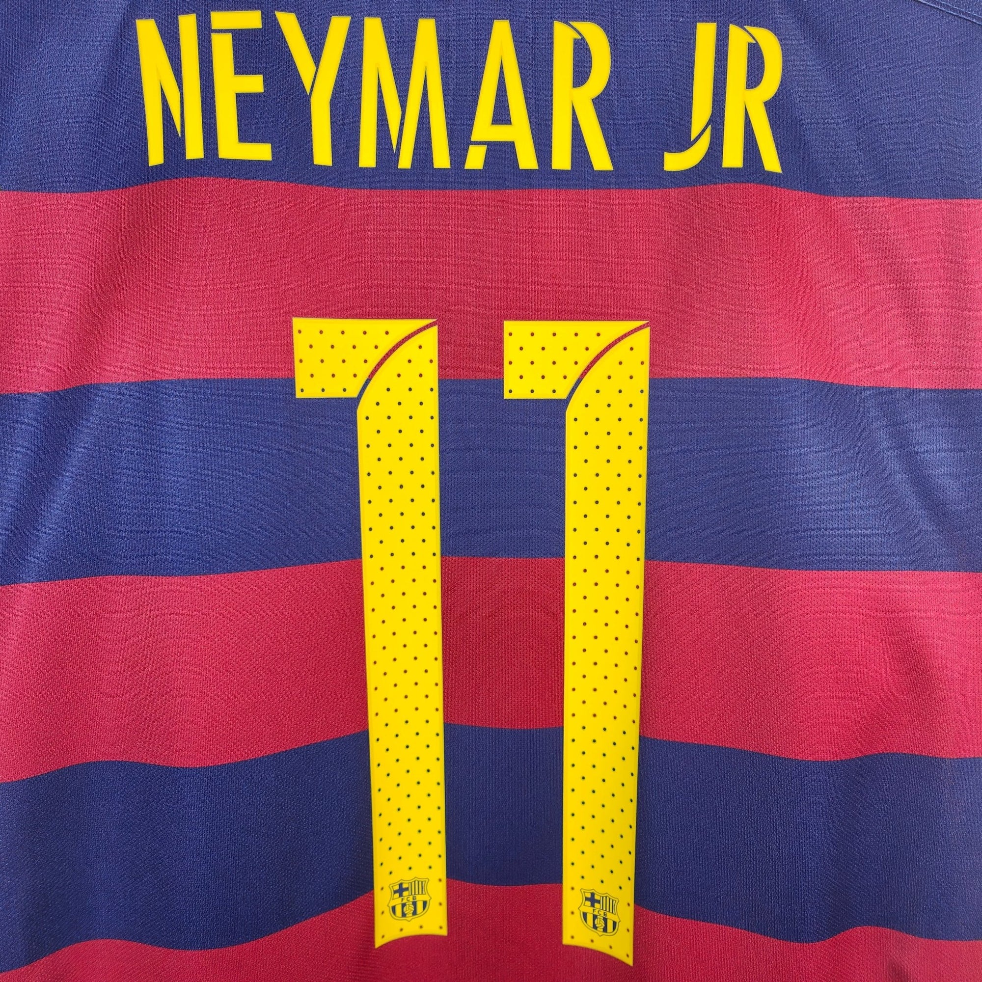 2015 - 16 FC Barcelona Home Shirt Neymar 11 - 9.5/10 - (M) - Eternal Pitch