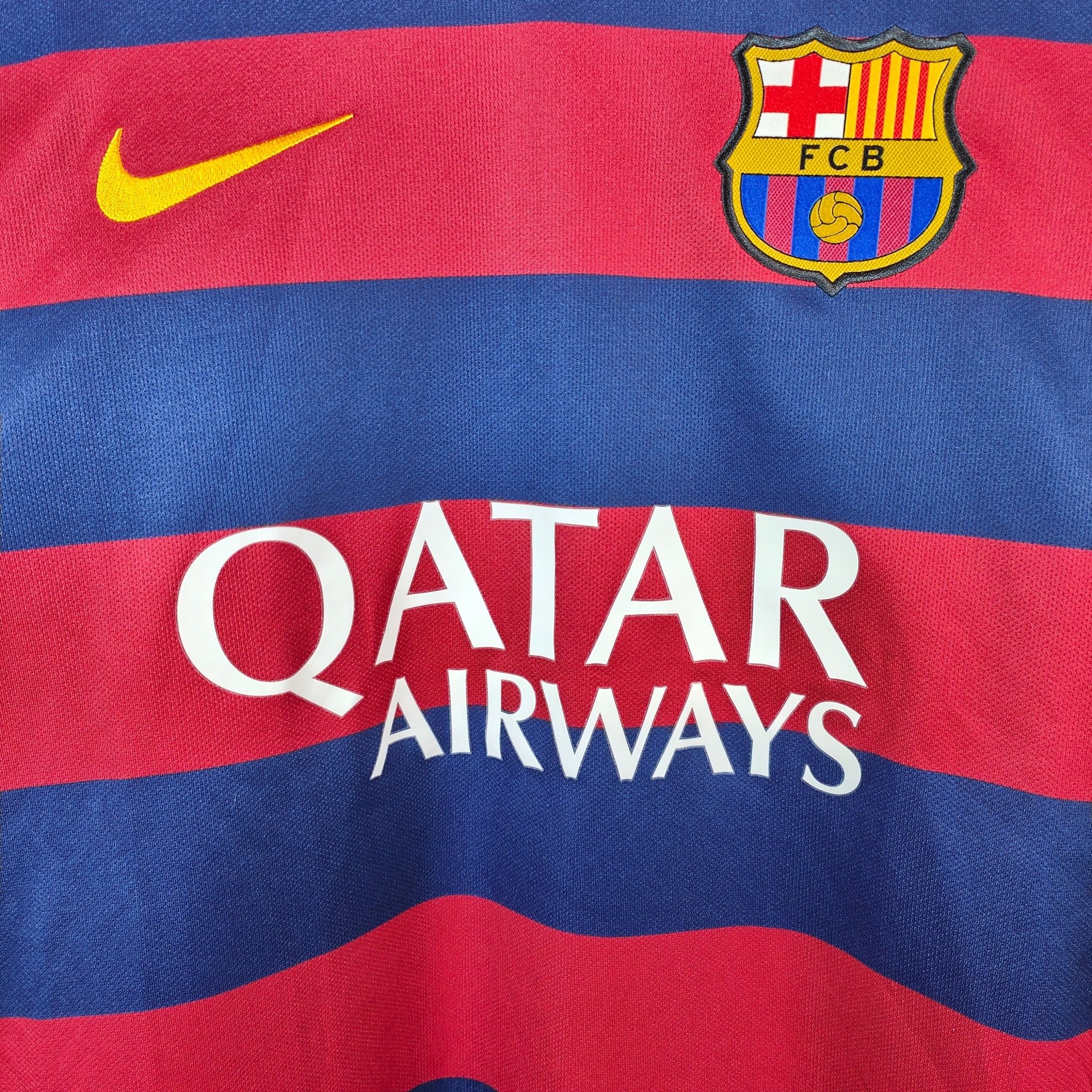 2015 - 16 FC Barcelona Home Shirt Neymar 11 - 9.5/10 - (S) - Eternal Pitch
